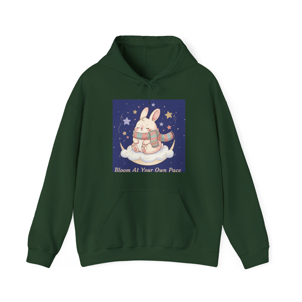 Bunny Hoodie – Bloom at Your Own Pace