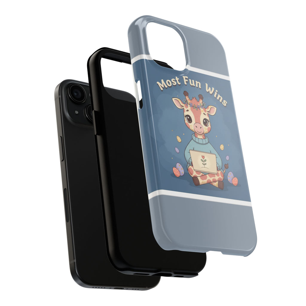 Giraffe Tough Phone Case – Most Fun Wins