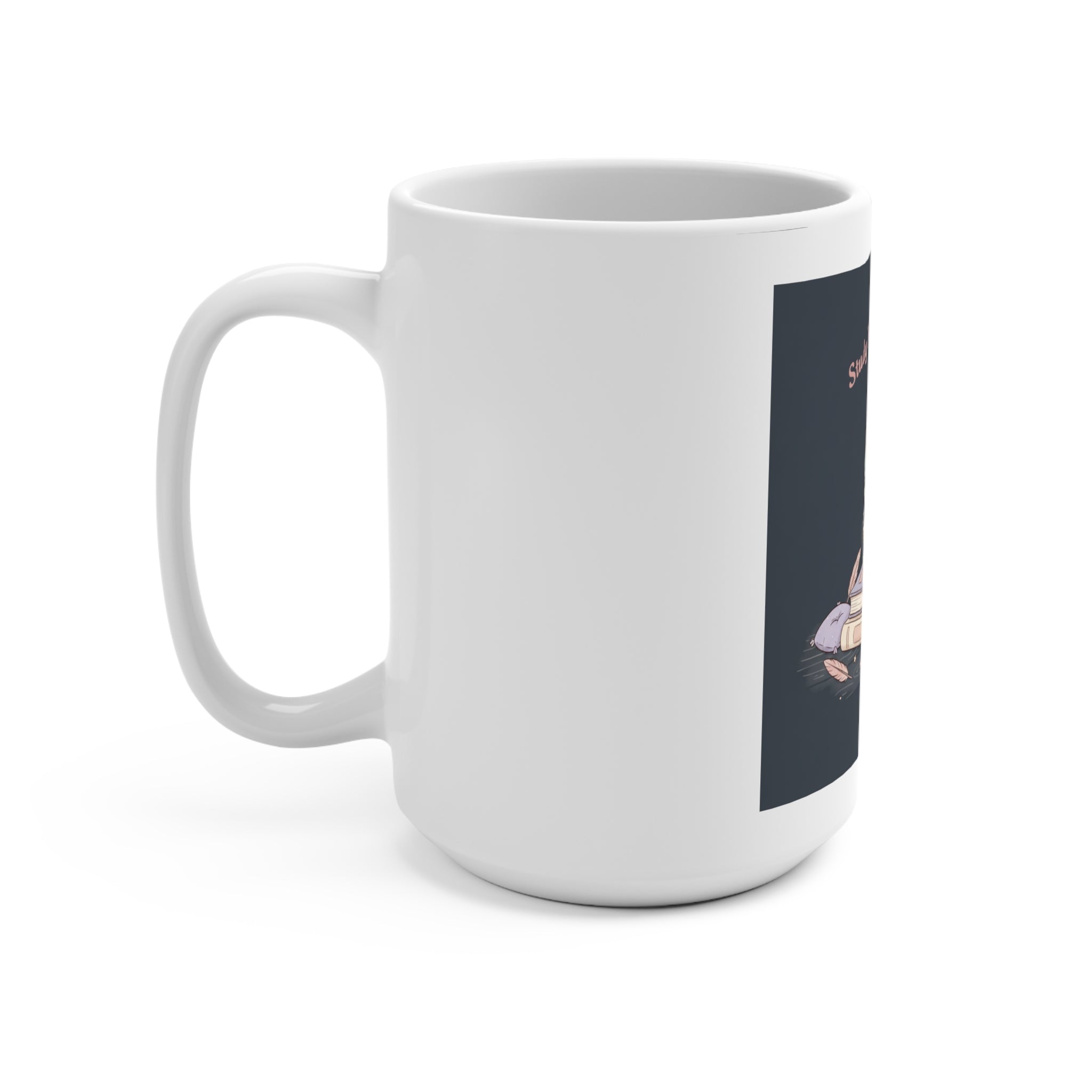 Bunny Mug 15oz – Study Now Slay Later