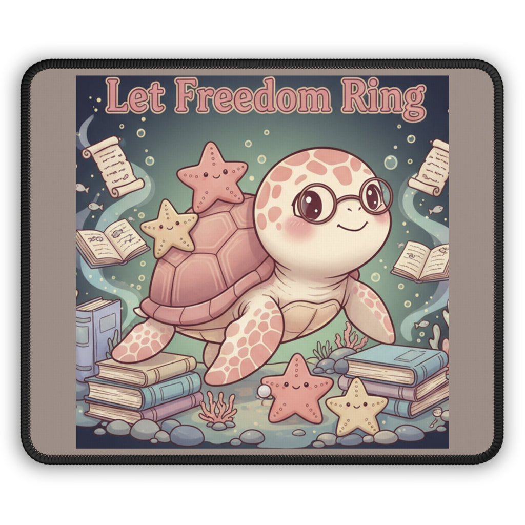 Turtle Mouse Pad – Let Freedom Ring