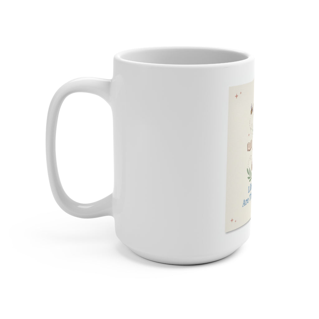 Library Days Are The Best Days Giraffe Mug 15oz