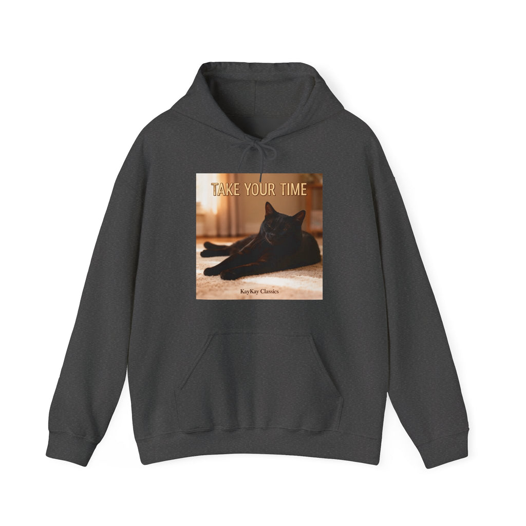 TAKE YOUR TIME Cat Hoodie