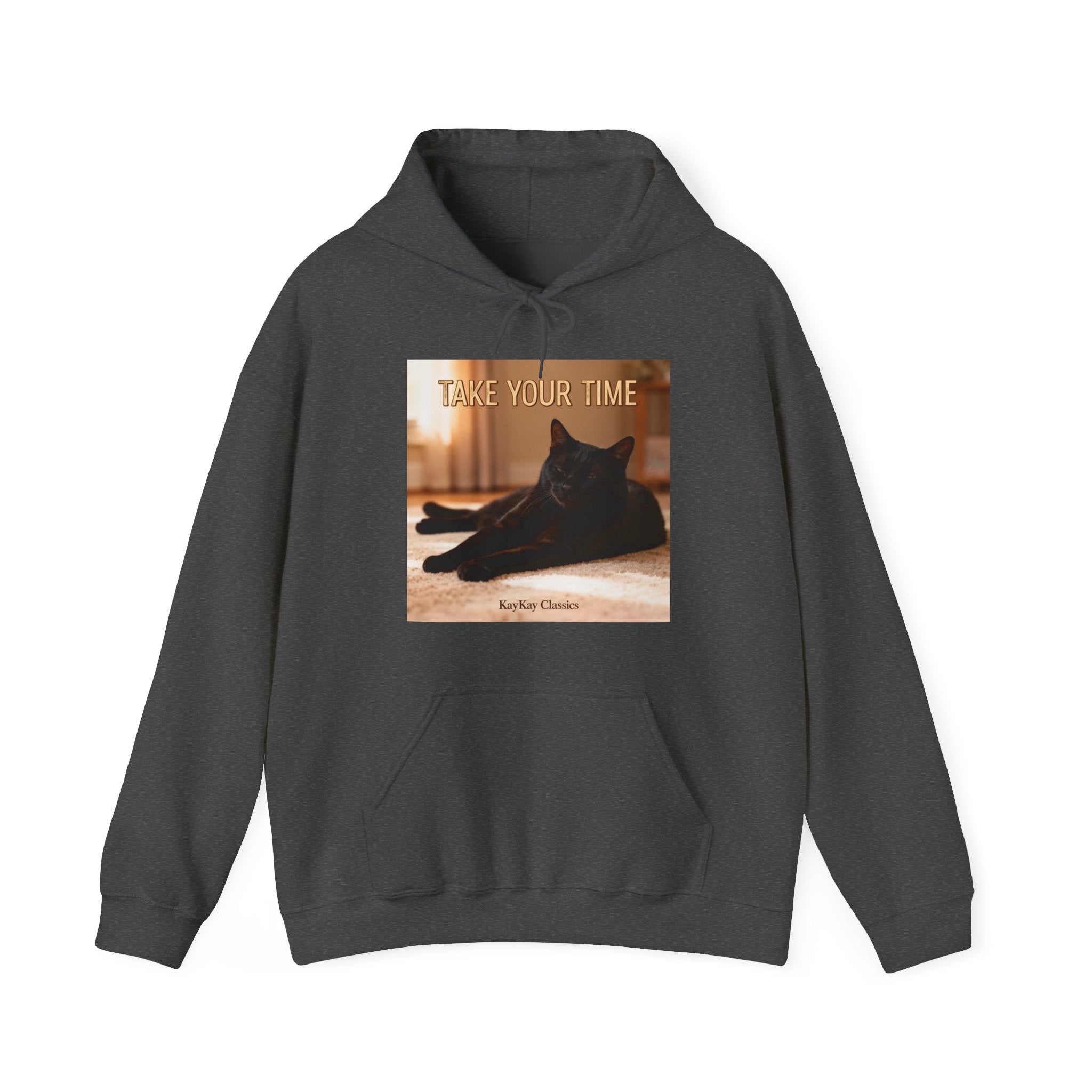 TAKE YOUR TIME Cat Hoodie