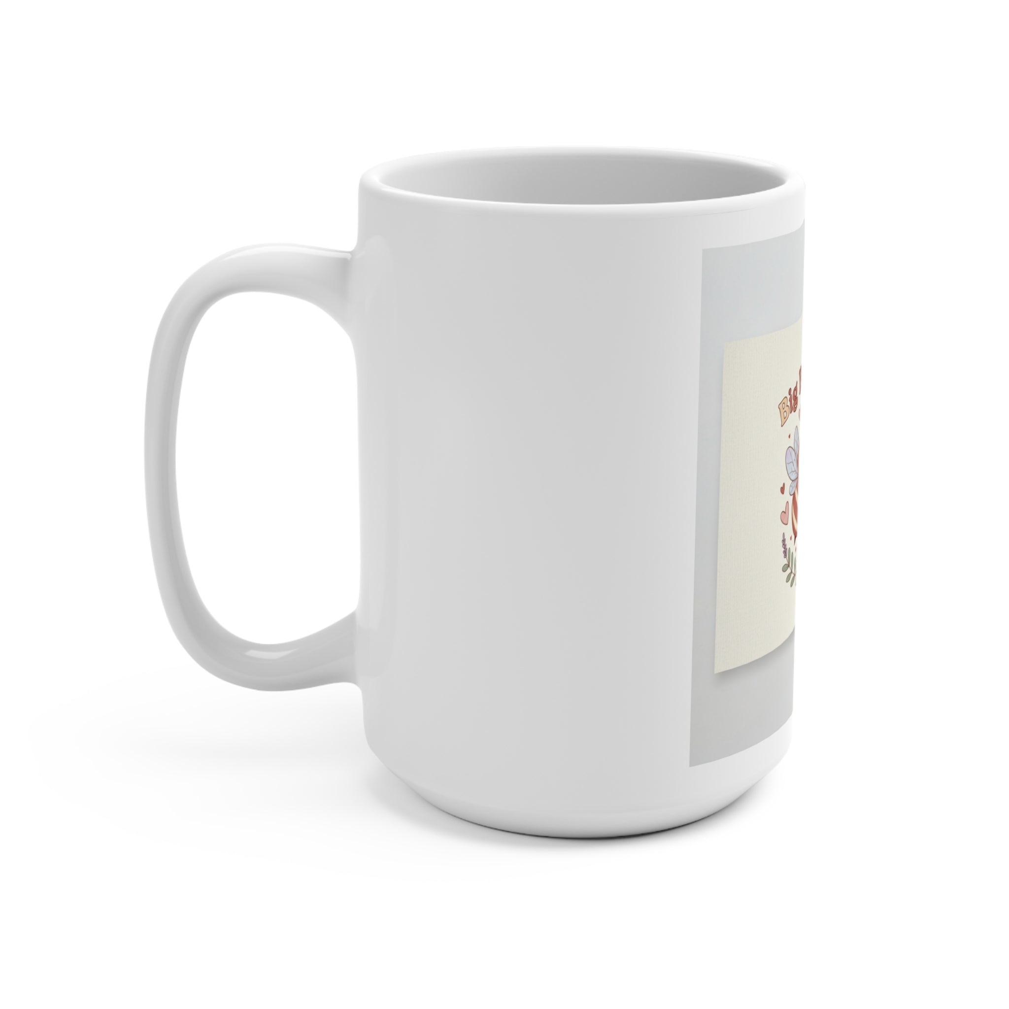 Big Brain Energy Bees Mug 15oz