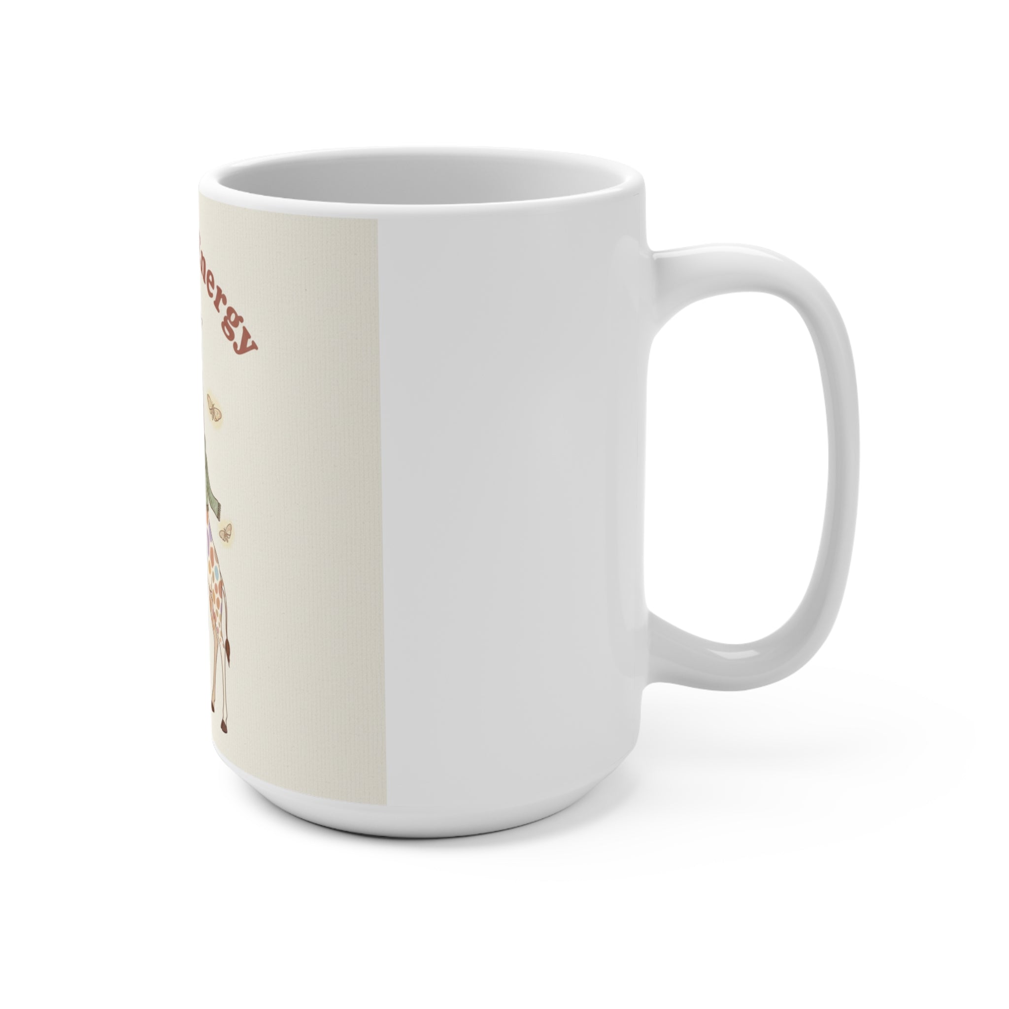 Big Brain Energy Giraffe Mug 15oz