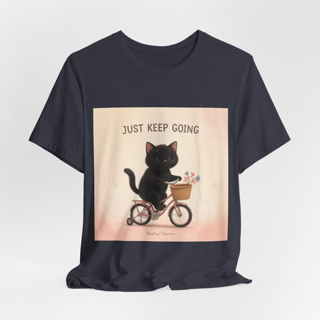 "Life Behind Bars" Black Cat Women Tee | College Girl Gift | Fashion | KayKay Classics