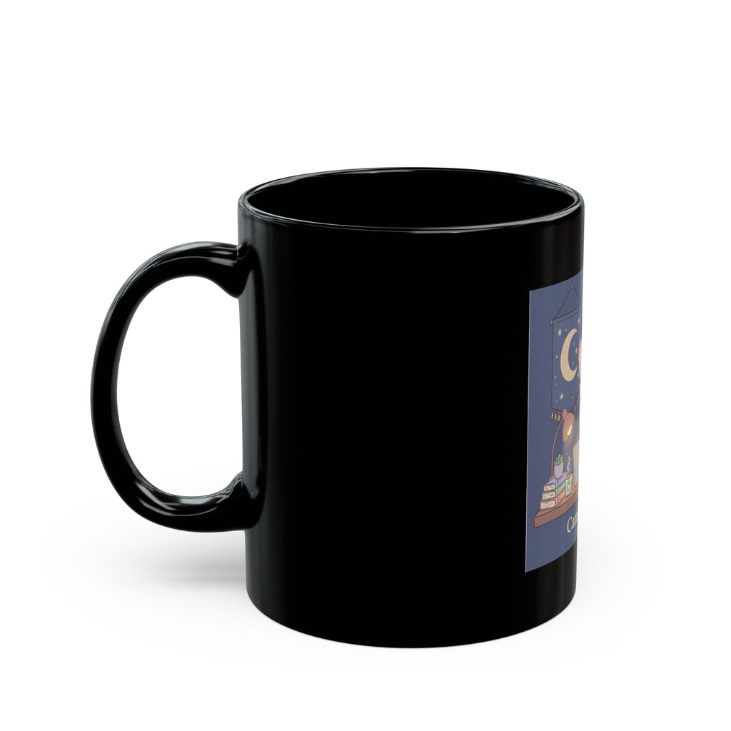 Bunny Black Mug 11oz