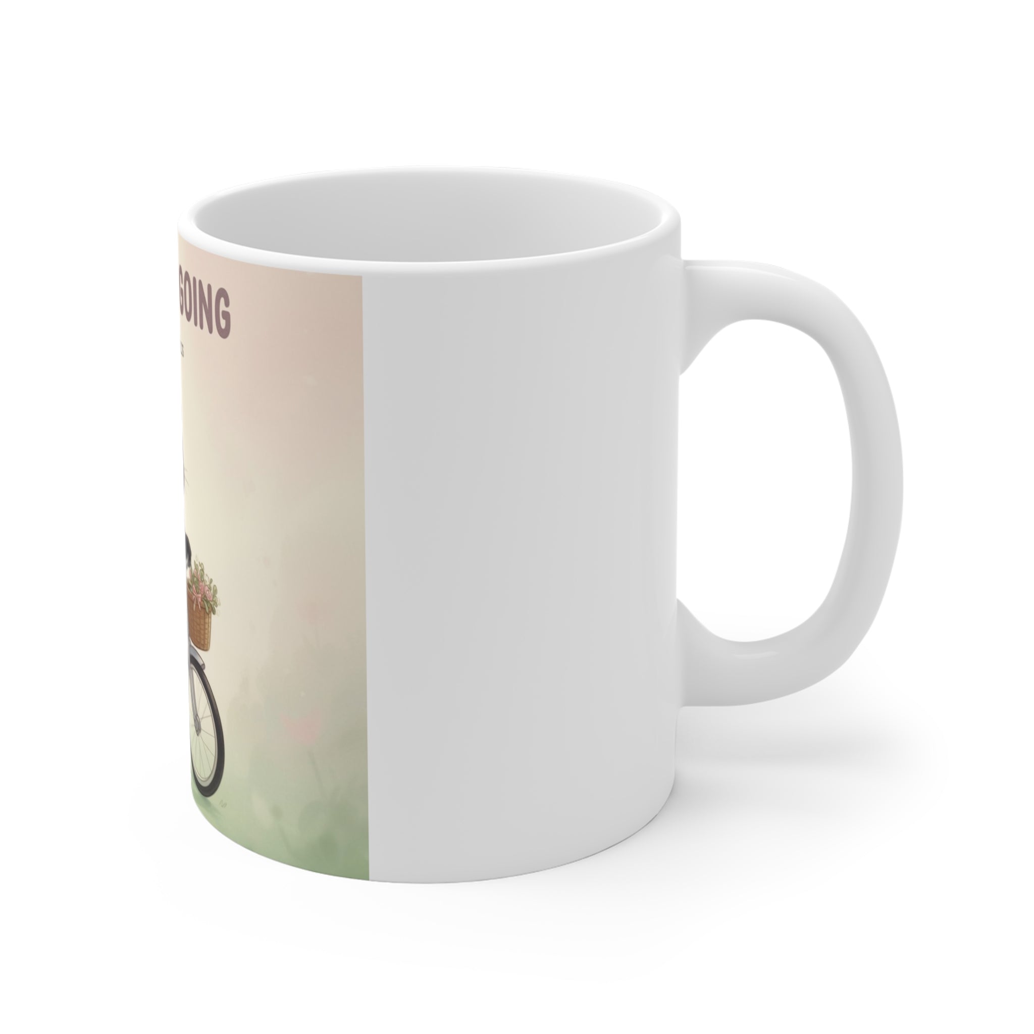 JUST KEEP GOING Cat Mug 11oz