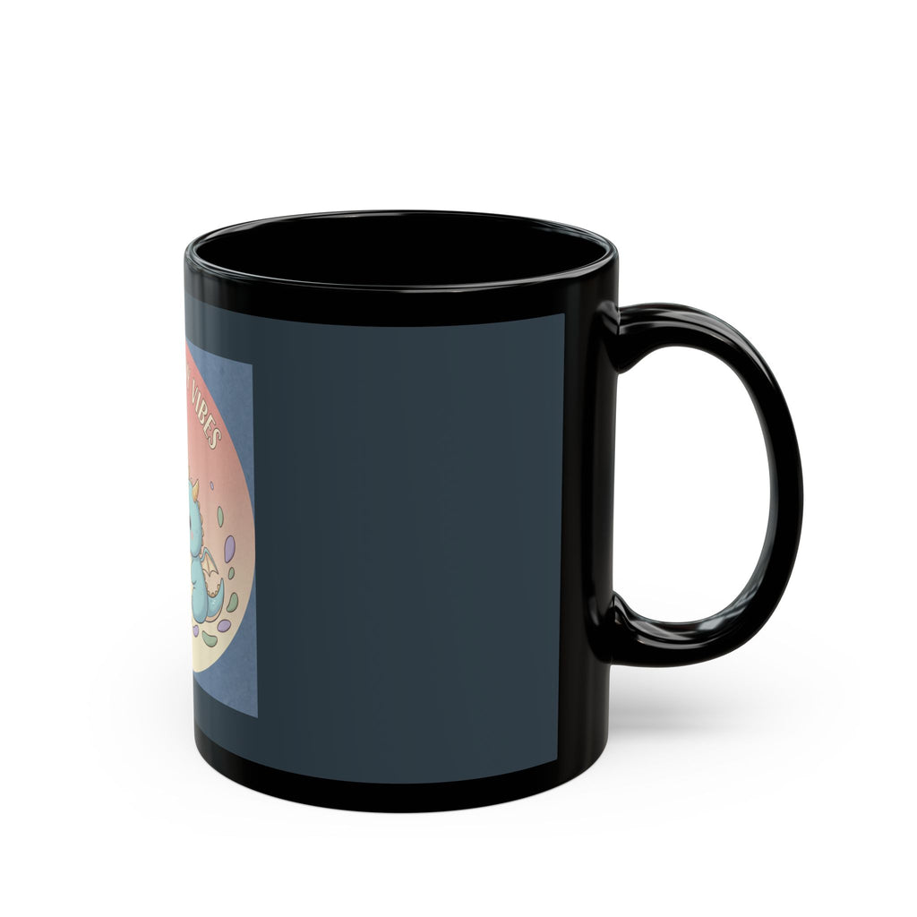 Bunny Black Mug 11oz – Coffee and Confidence