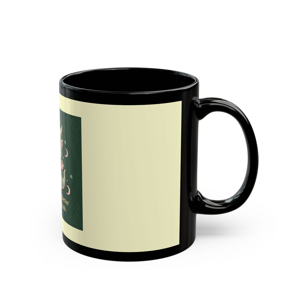 Dragon Black Mug 11oz – You Are Doing Better Than You Think