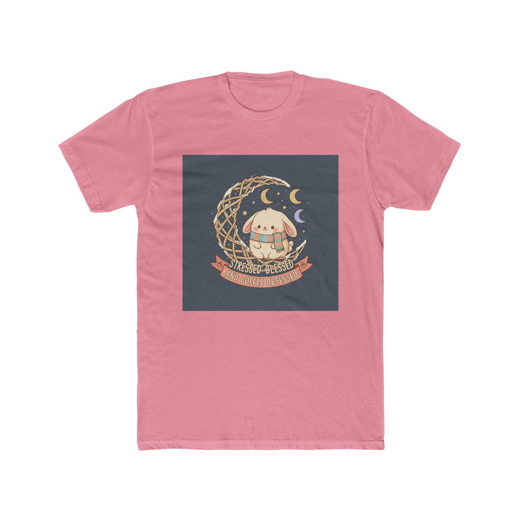 Stressed Blessed and Coffee Obsessed Unisex Tee