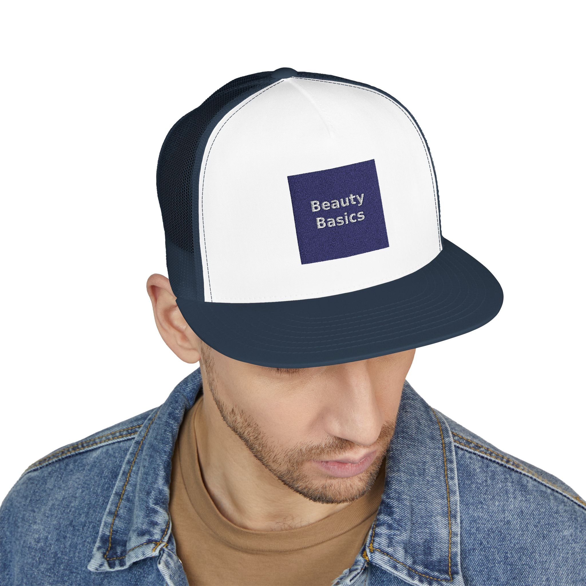 "Beauty Basics" Black Cat Trucker Cap | Trendy Gift for Her | Lifestyle | KayKay Classics