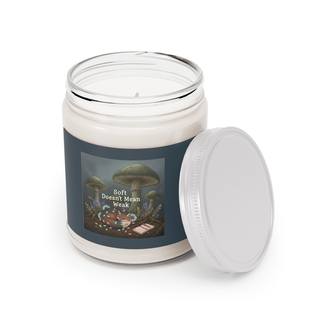 Fox Scented Candle – Soft Doesnt Mean Weak