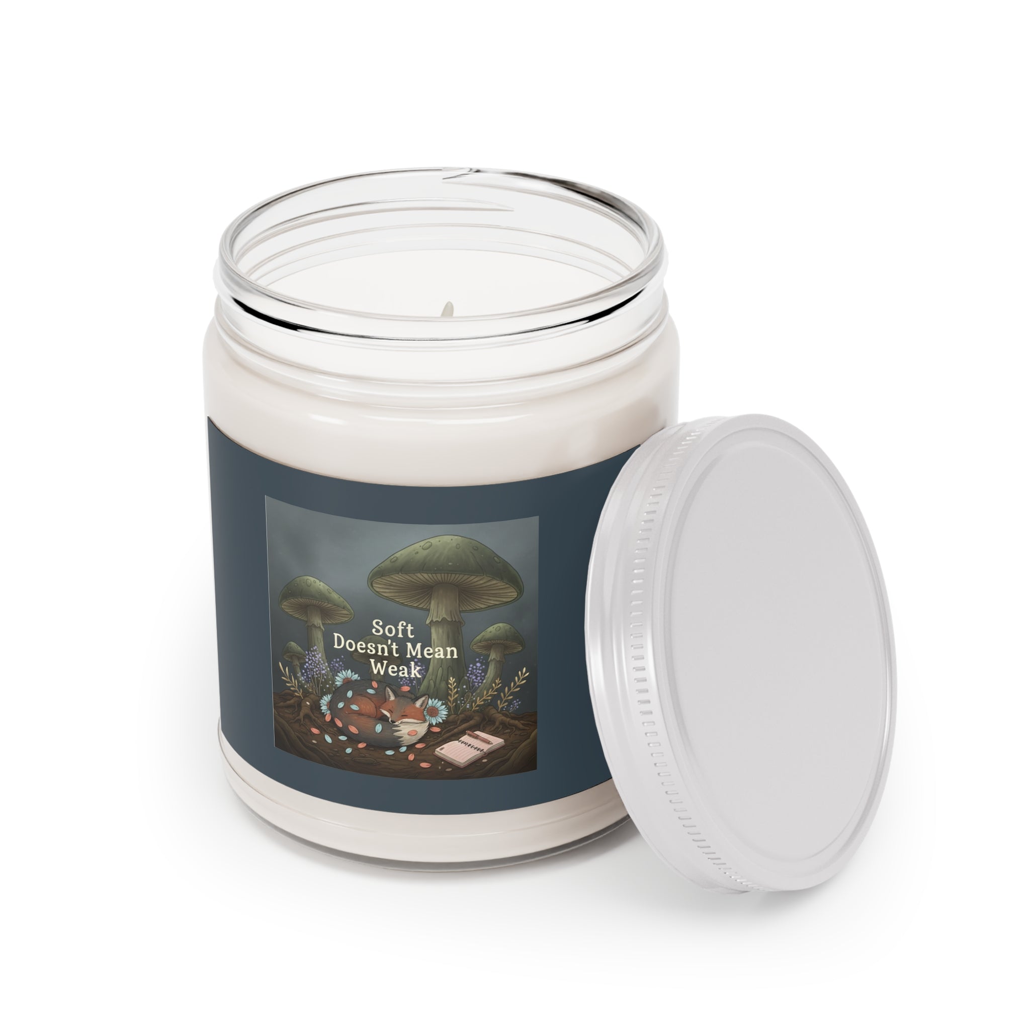 Fox Scented Candle – Soft Doesnt Mean Weak