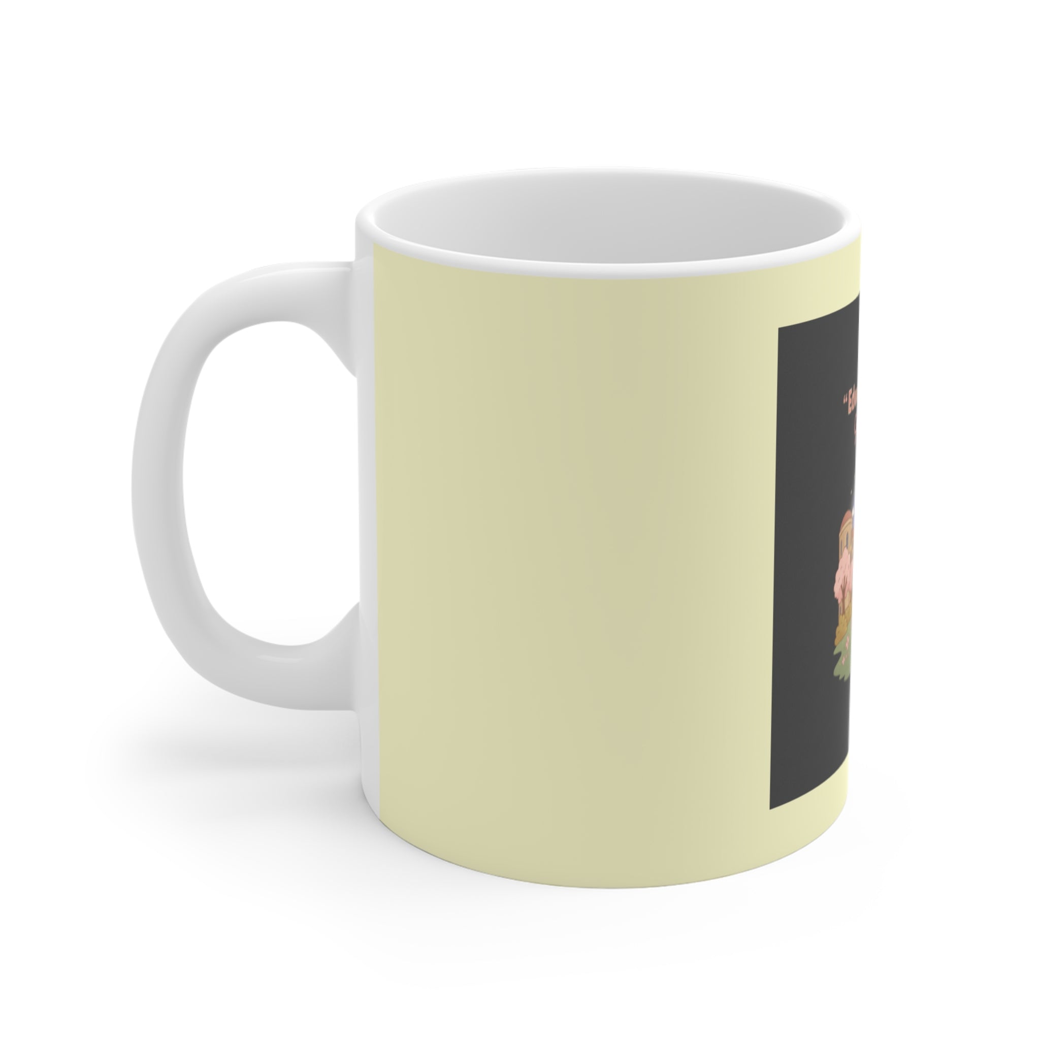 Duck In A Cardigan Mug 11oz – Educated and Cute Gentle Strength