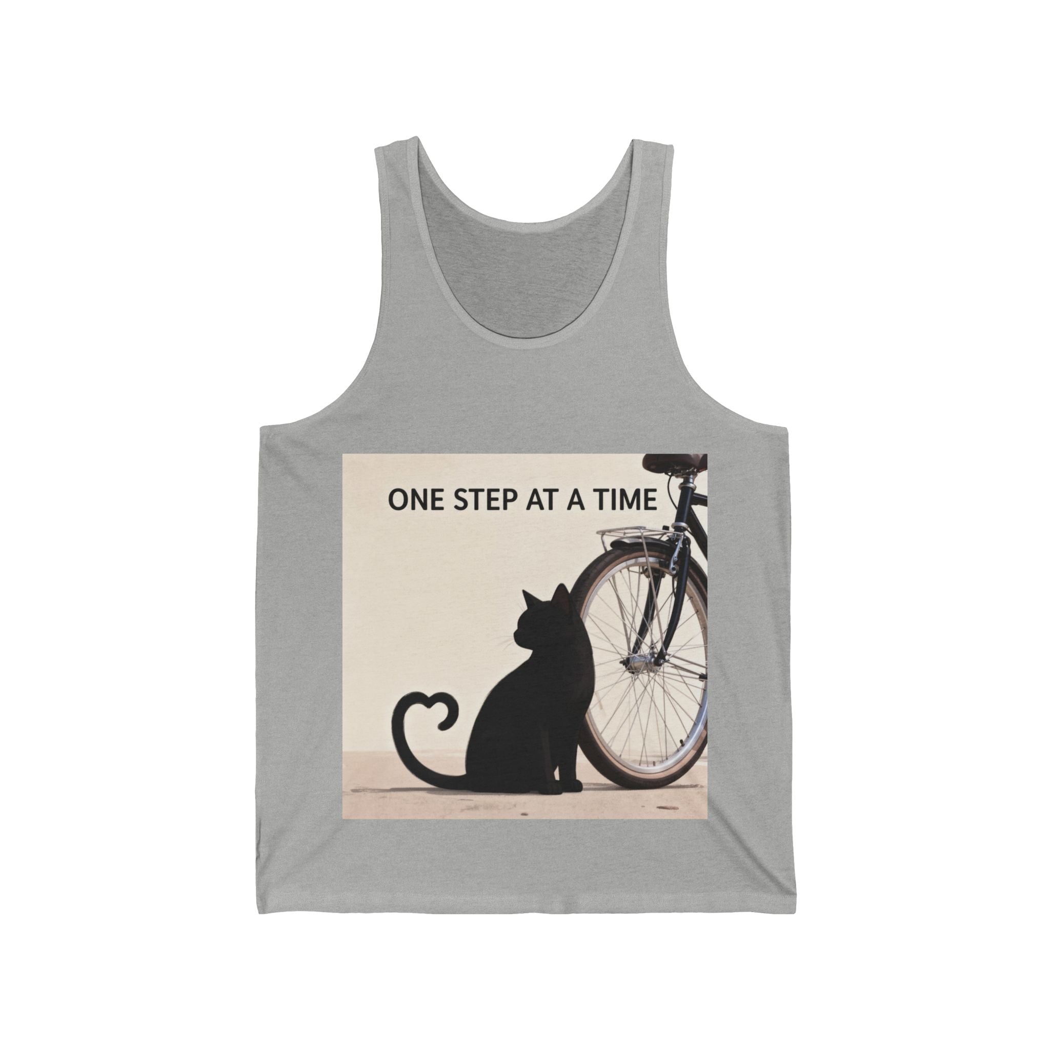 ONE STEP AT A TIME Cat Tank Top