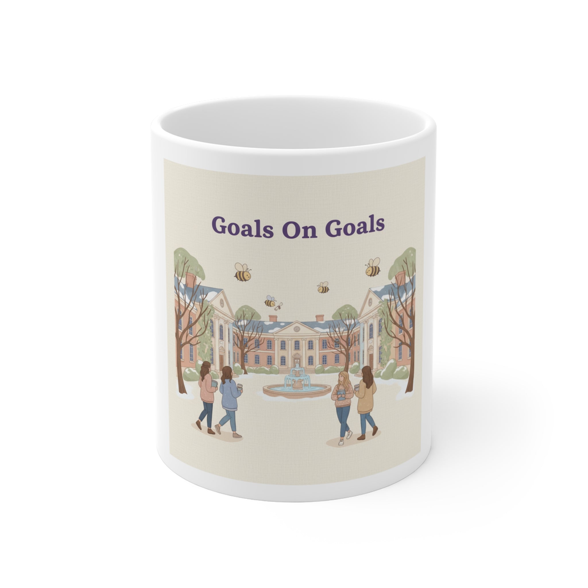 Goals On Goals Bees Mug 11oz