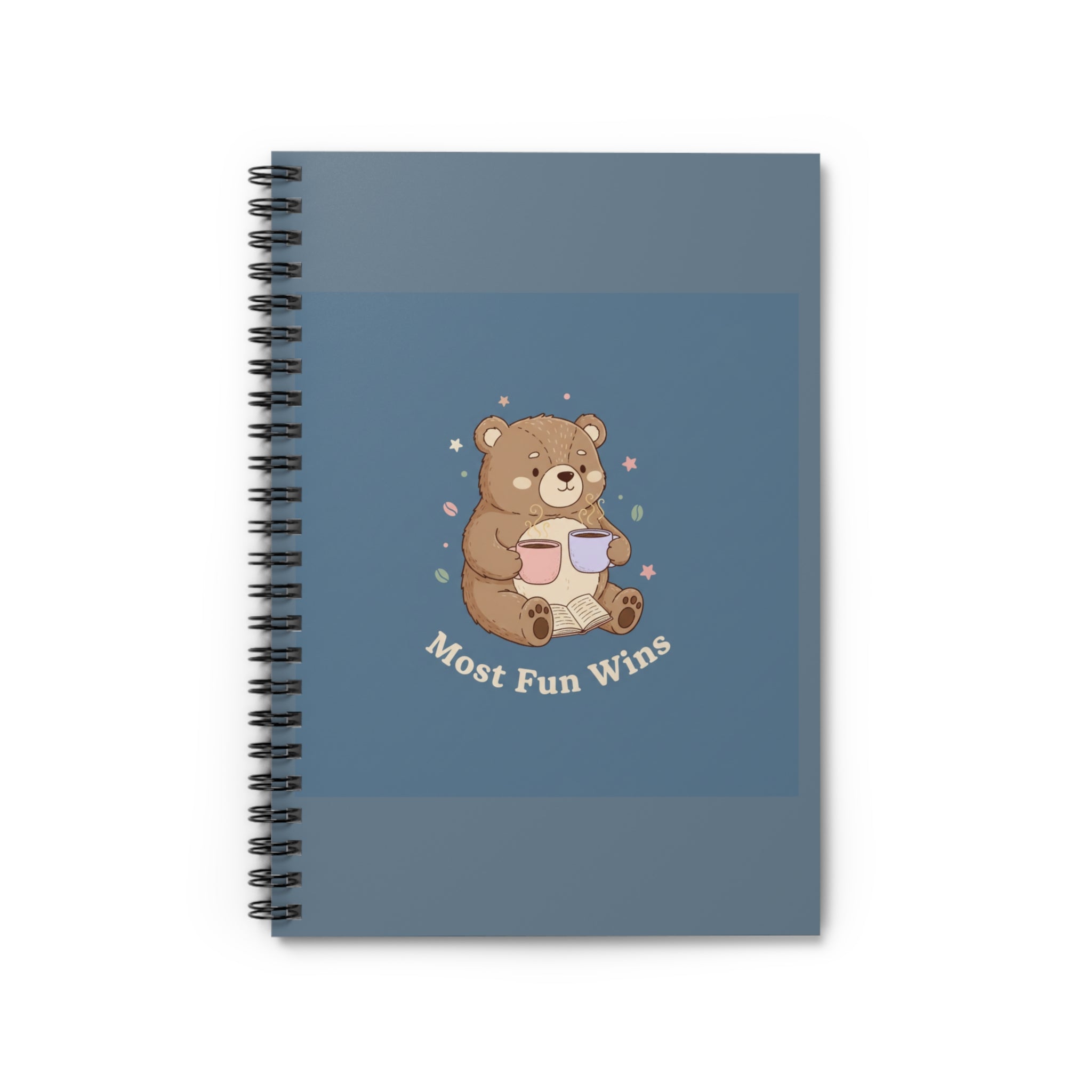 Bear Spiral Notebook – Most Fun Wins