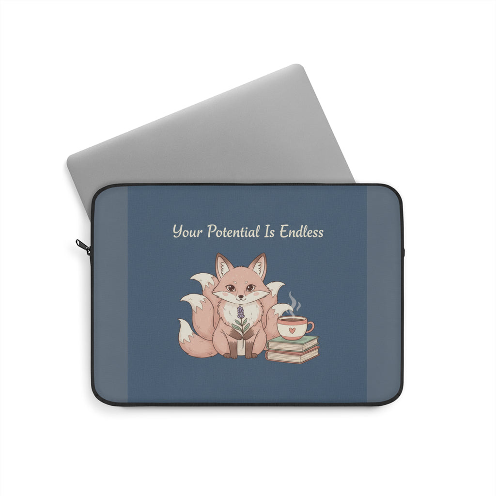 Kitsune Laptop Sleeve – Your Potential is Endless