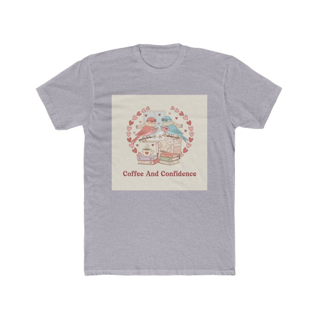 Coffee And Confidence Birds Unisex Tee