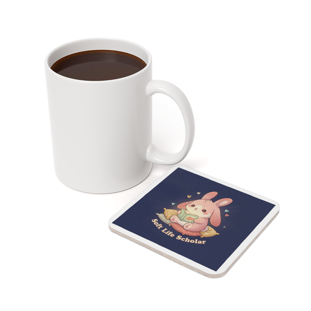 Bunny Cork Coaster – Soft Life Scholar