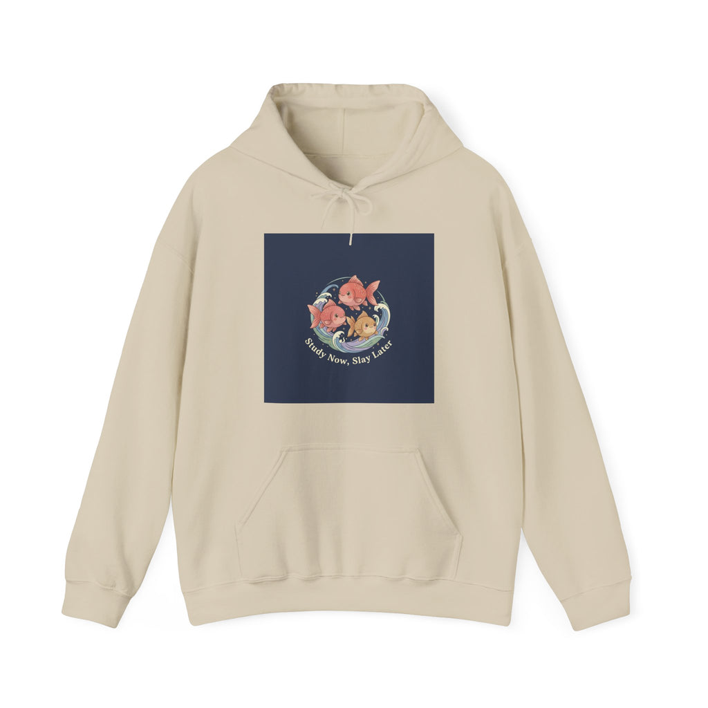 Fish Hoodie – Study Now, Slay Later