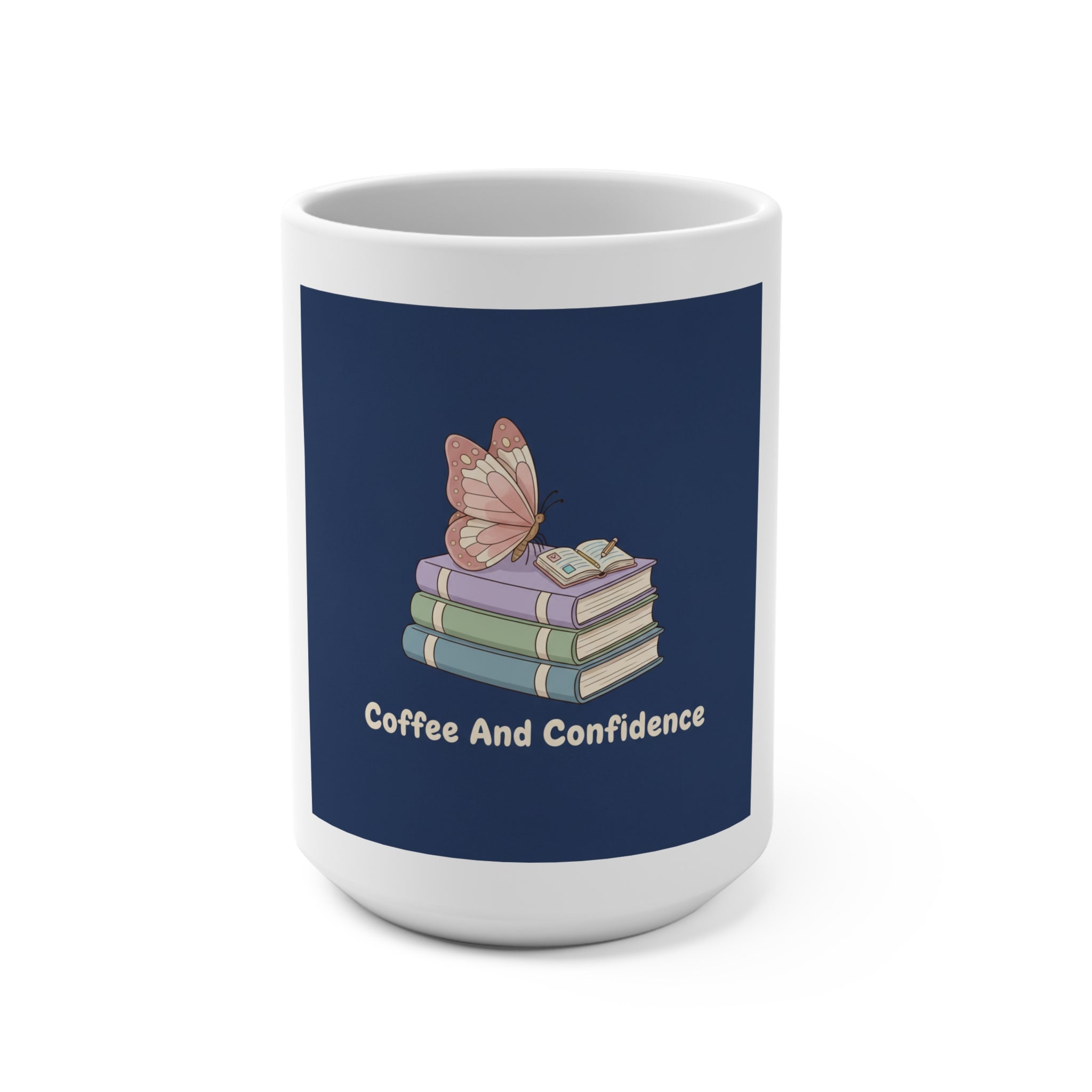 Bunny Mug 15oz – Coffee and Confidence