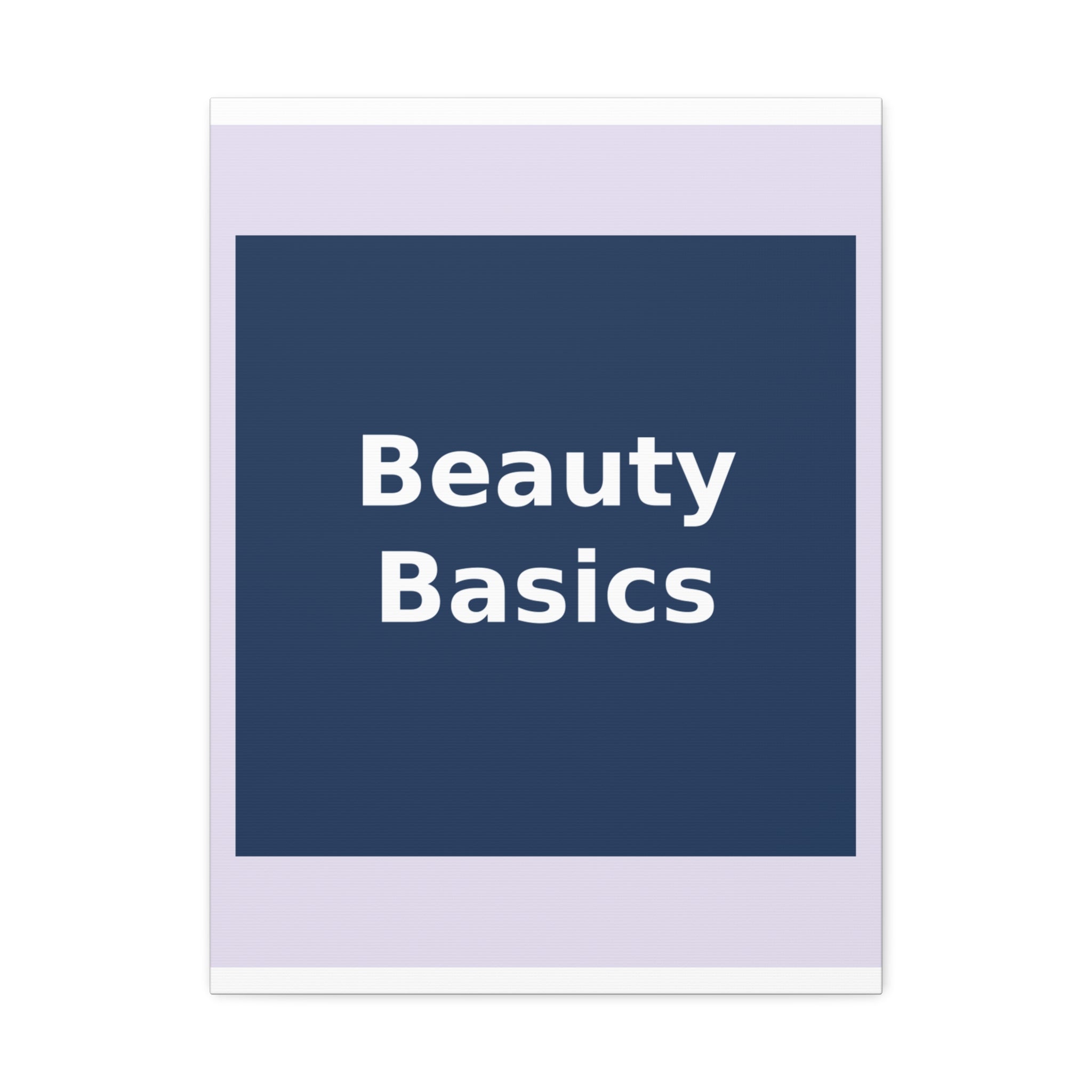 "Beauty Basics" Black Cat Canvas | College Girl Gift | Fashion | KayKay Classics