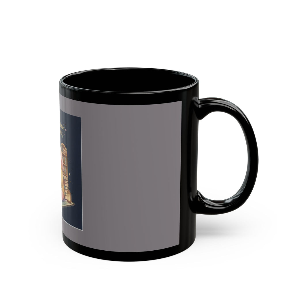 Bunny Black Mug 11oz – You Are Doing Better Than You Think