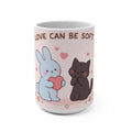 Rabbit, cat Mug 15oz