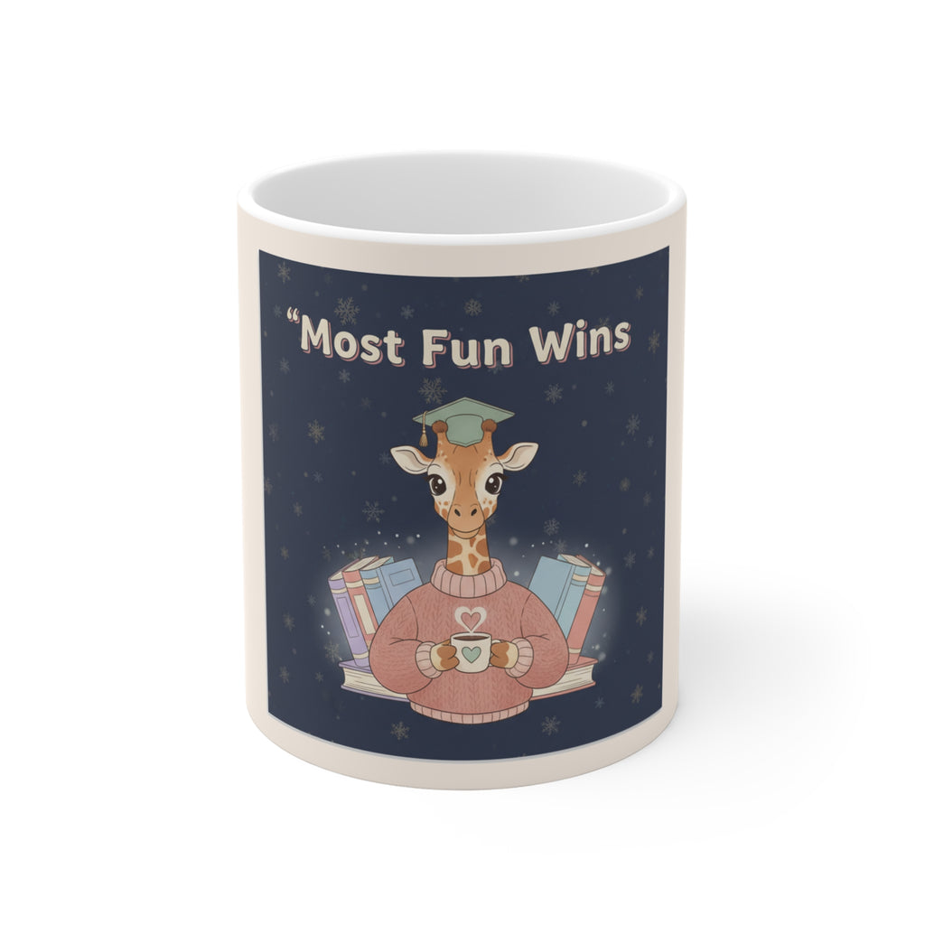 Giraffe Mug 11oz – Most Fun Wins