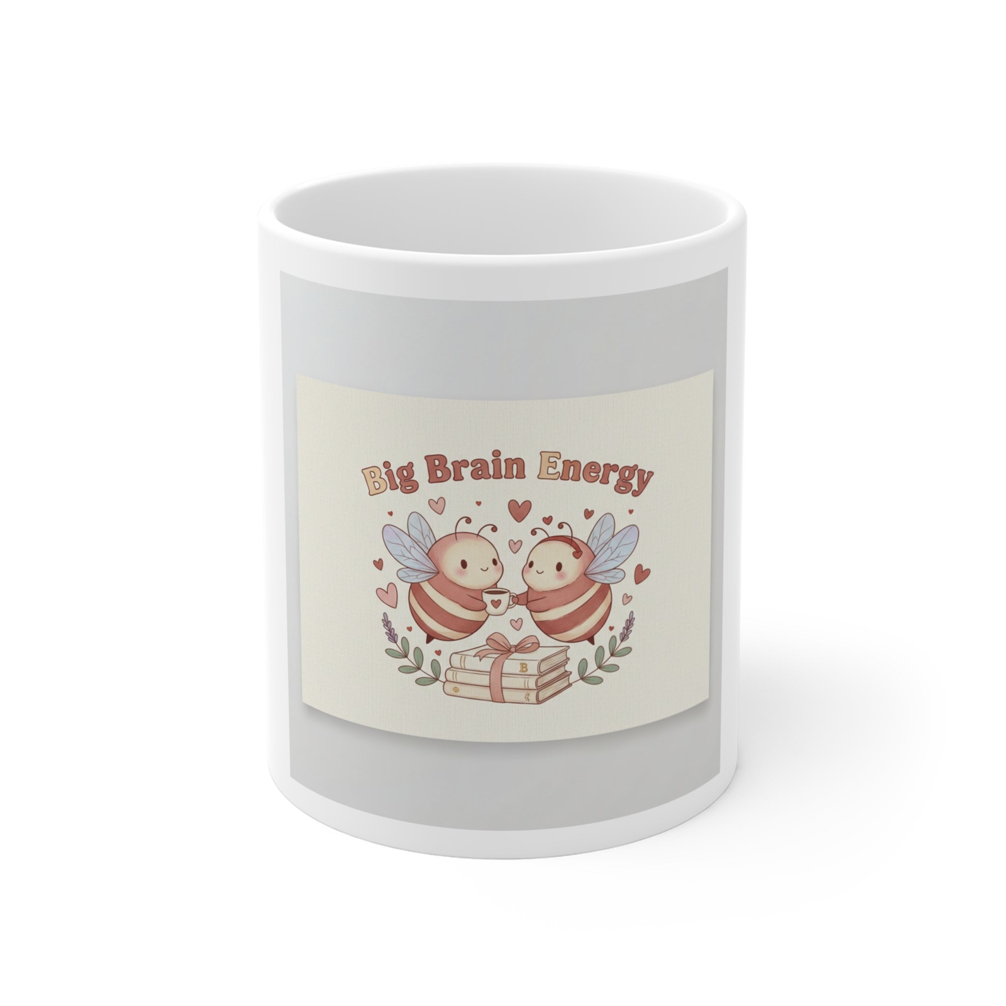 Big Brain Energy Bees Mug 11oz