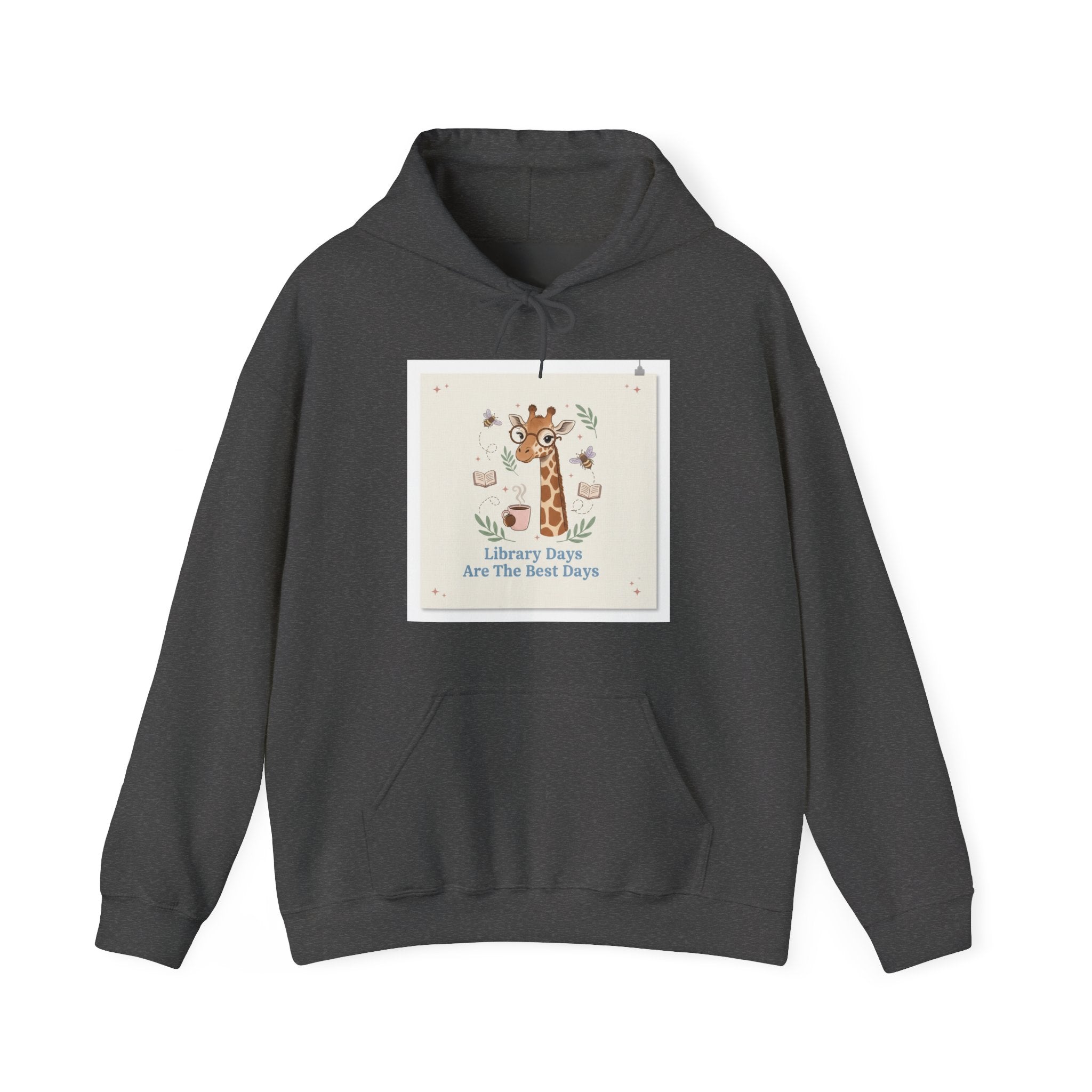 Library Days Are The Best Days Giraffe Hoodie
