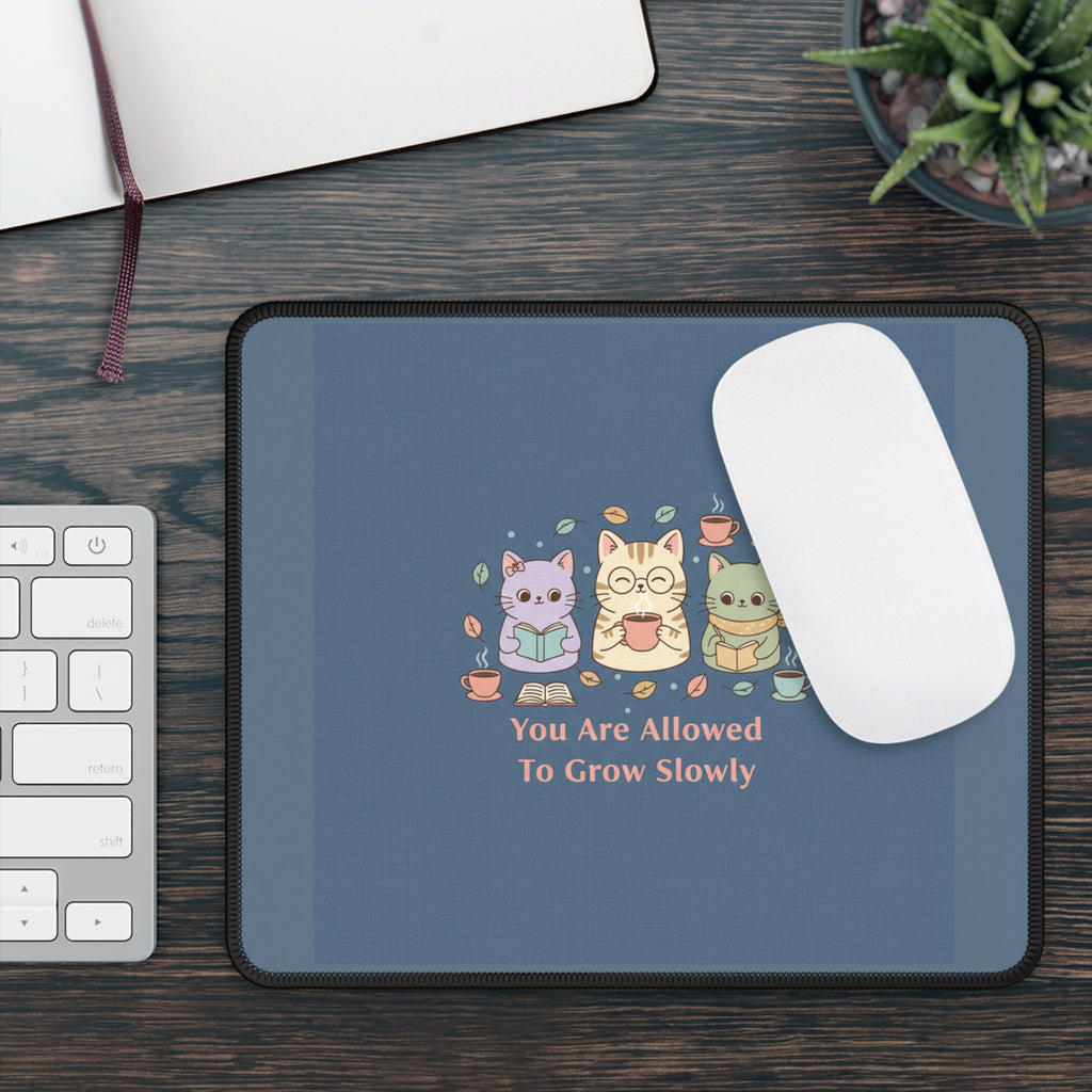 Cats With Glasses Mouse Pad – You Are Allowed to Grow Slowly