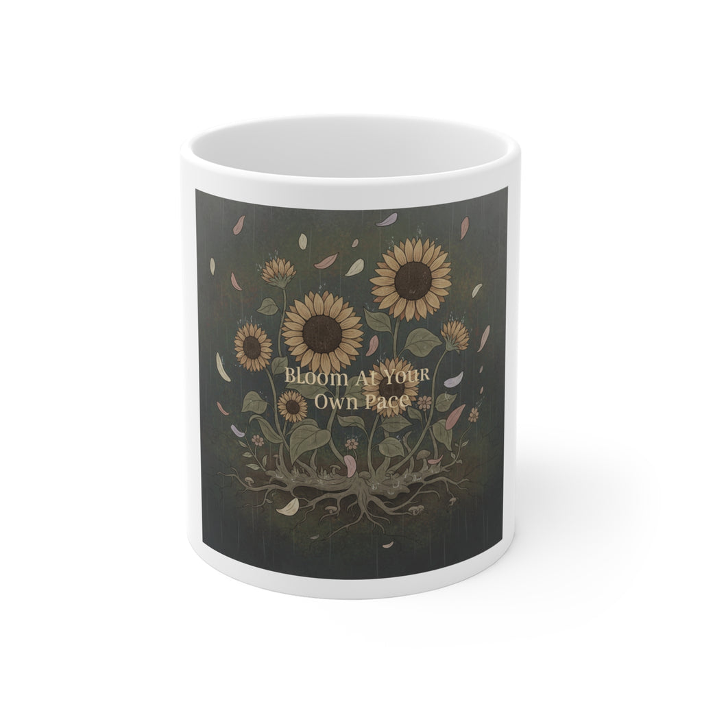 Sunflowers Mug 11oz – Bloom at Your Own Pace