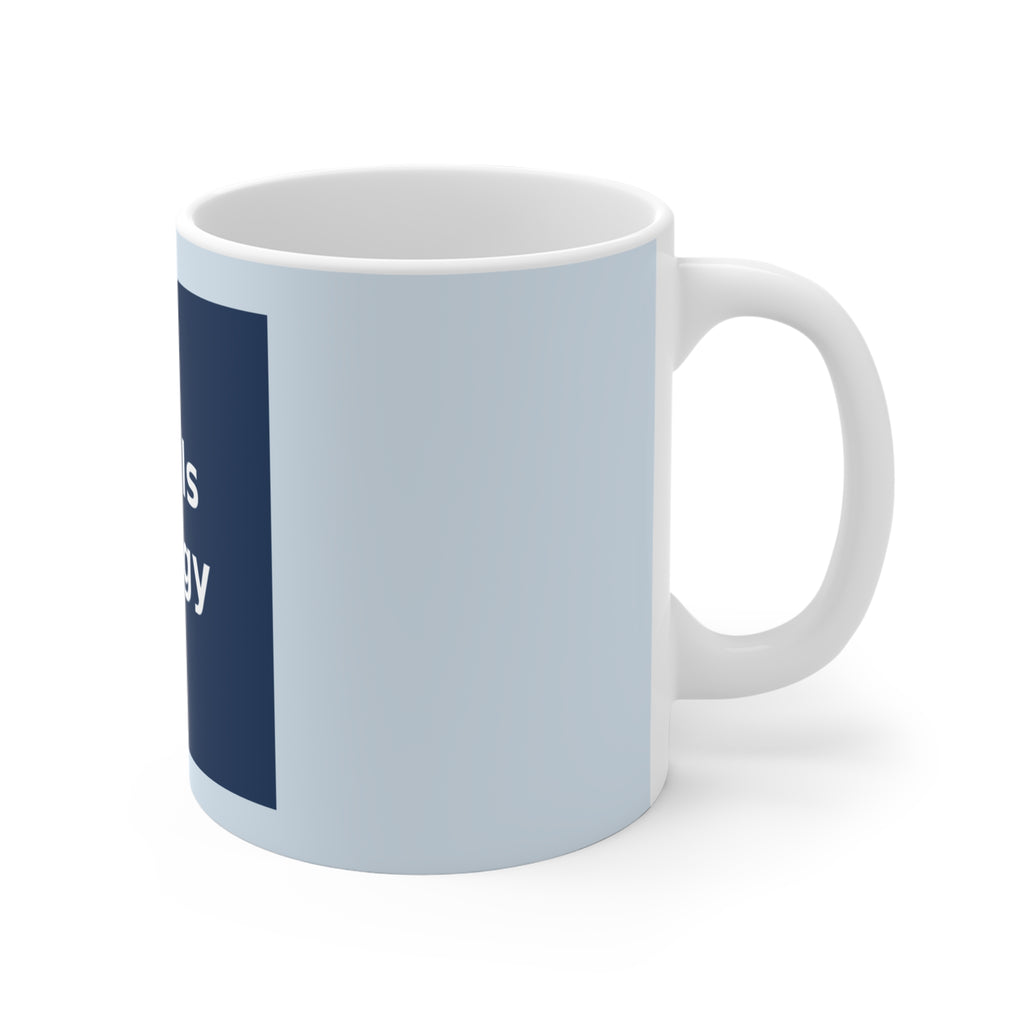 "Finals Energy" Black Cat Mug | College Girl Gift | Fashion | KayKay Classics