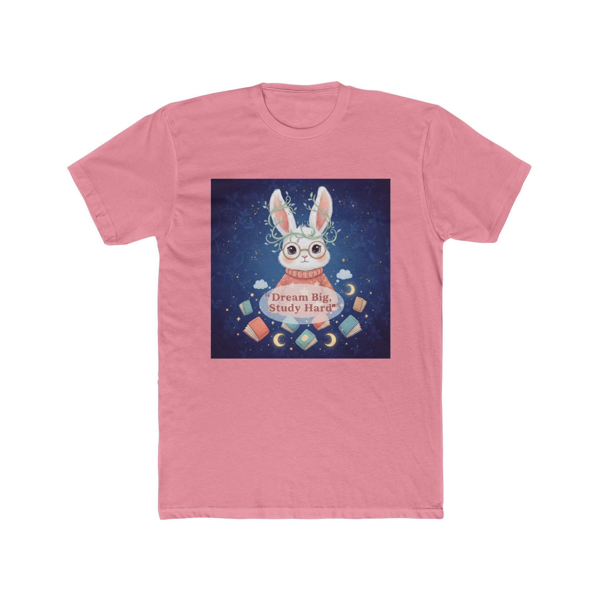 Rabbit Unisex Tee – Dream Big, Study Hard
