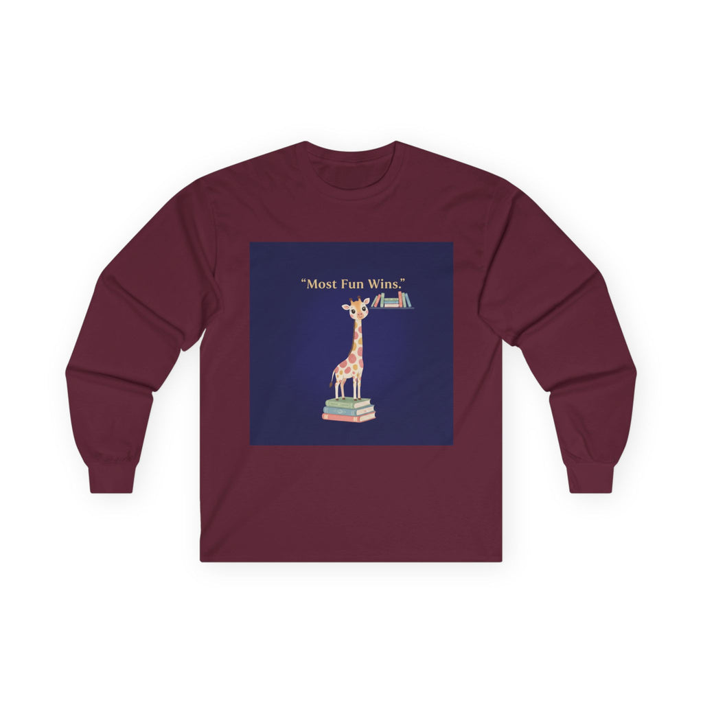 Giraffe Long Sleeve Tee – Most Fun Wins