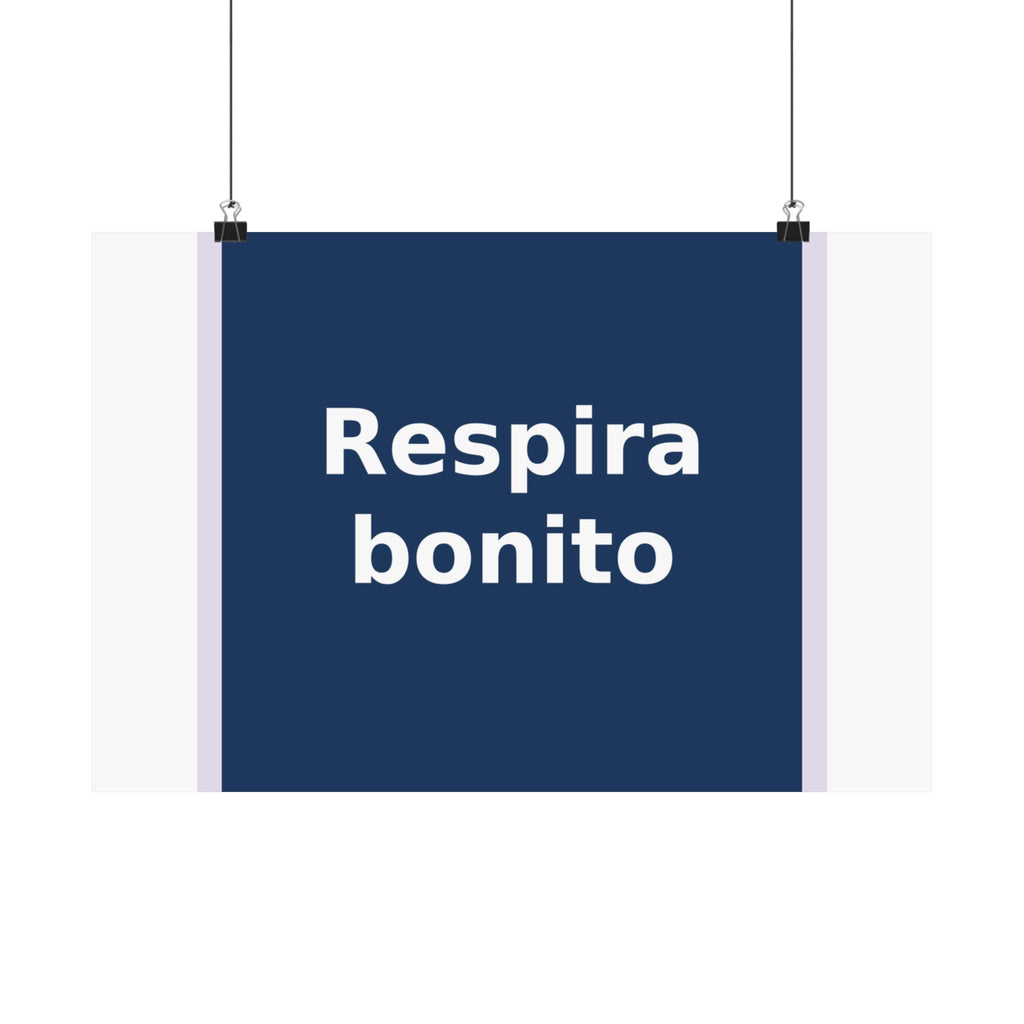 "Respira bonito" Black Cat Poster | Trendy Gift for Her | Lifestyle | KayKay Classics