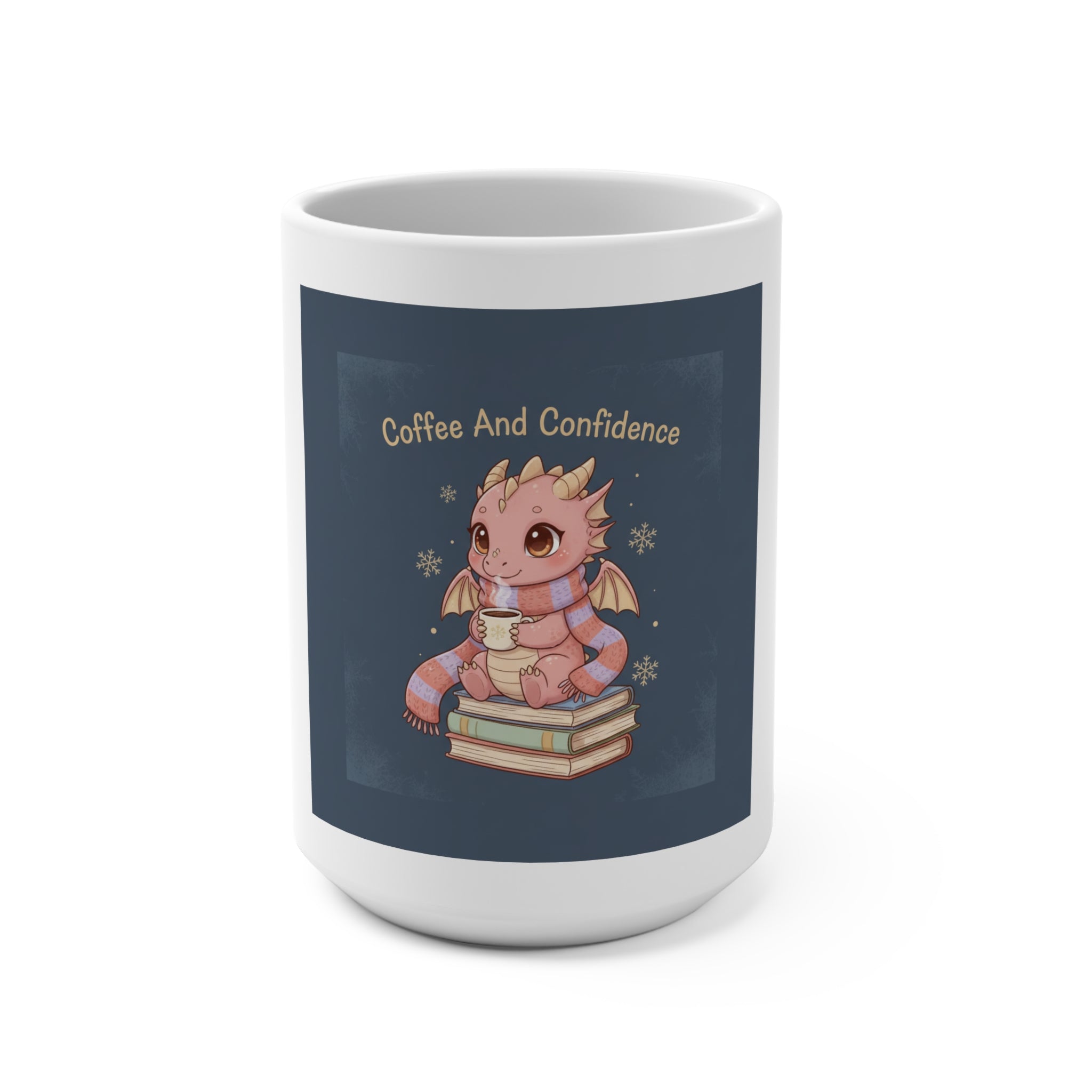 Coffee and Confidence Mug 15oz