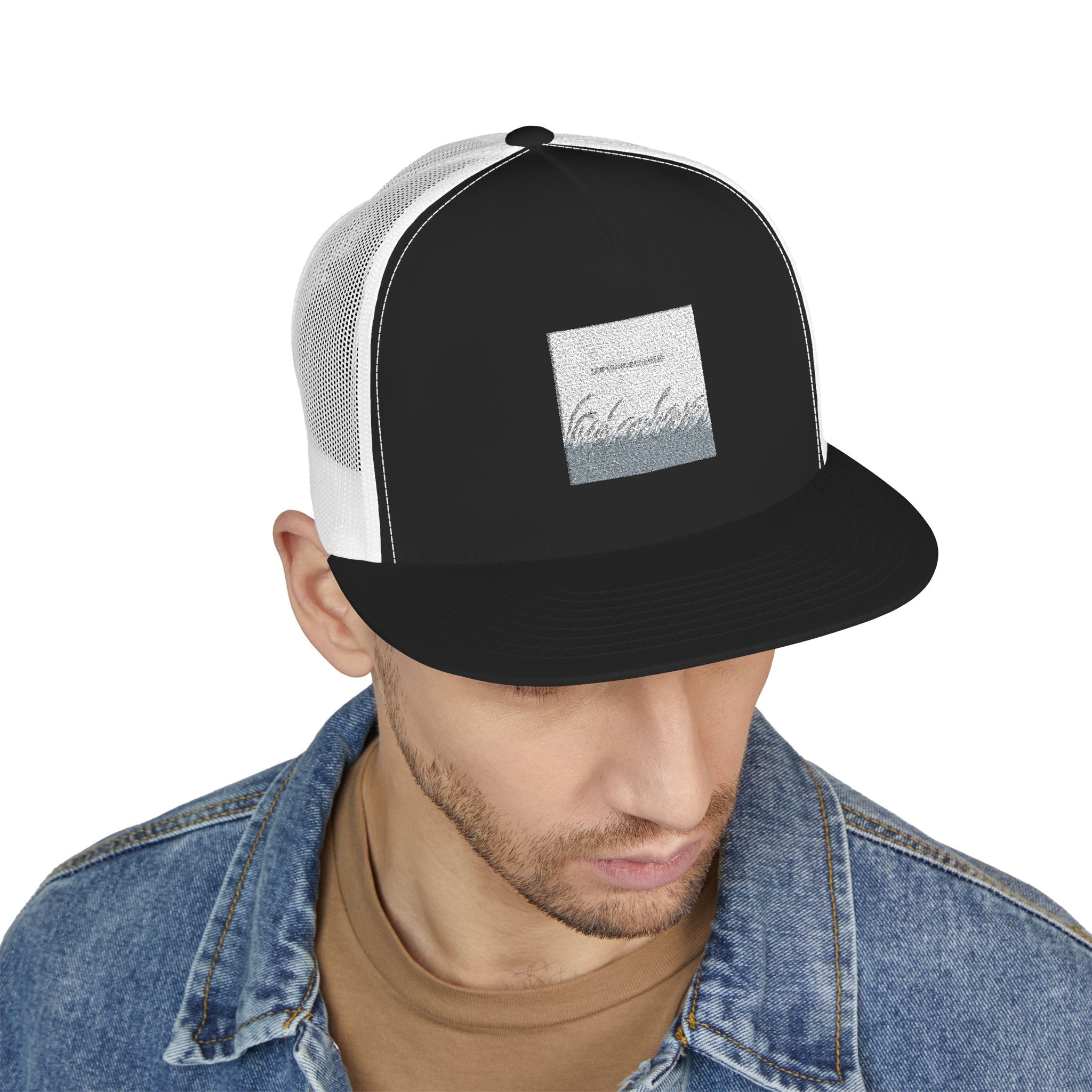 "LET THINGS UNFOLD" Black Cat Trucker Cap | College Girl Gift | Fashion | KayKay Classics