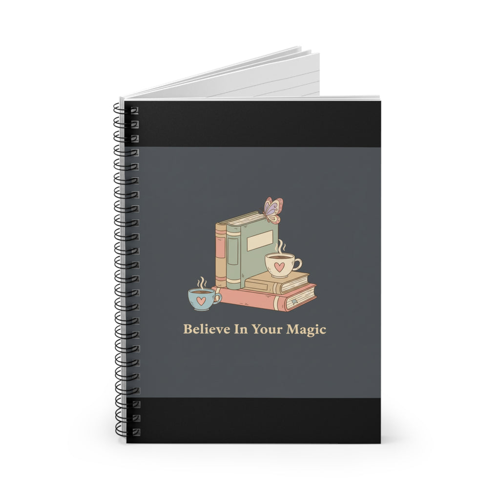 Butterfly Spiral Notebook – Believe in Your Magic