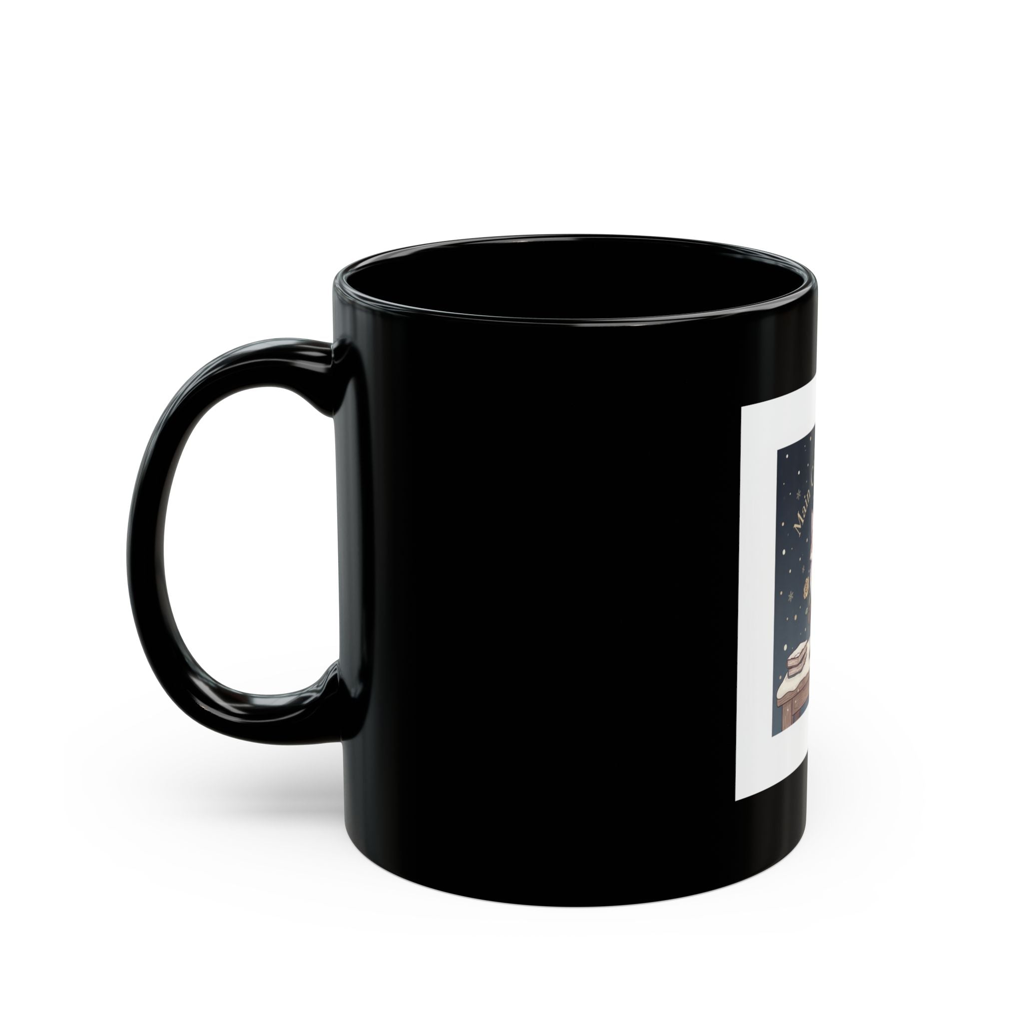 Bunny Black Mug 11oz – Main Character Energy