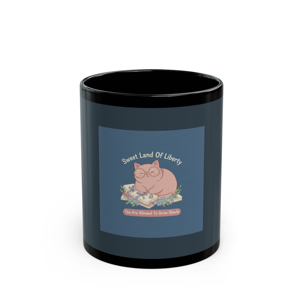 Cat Black Mug 11oz – Sweet Land of Liberty