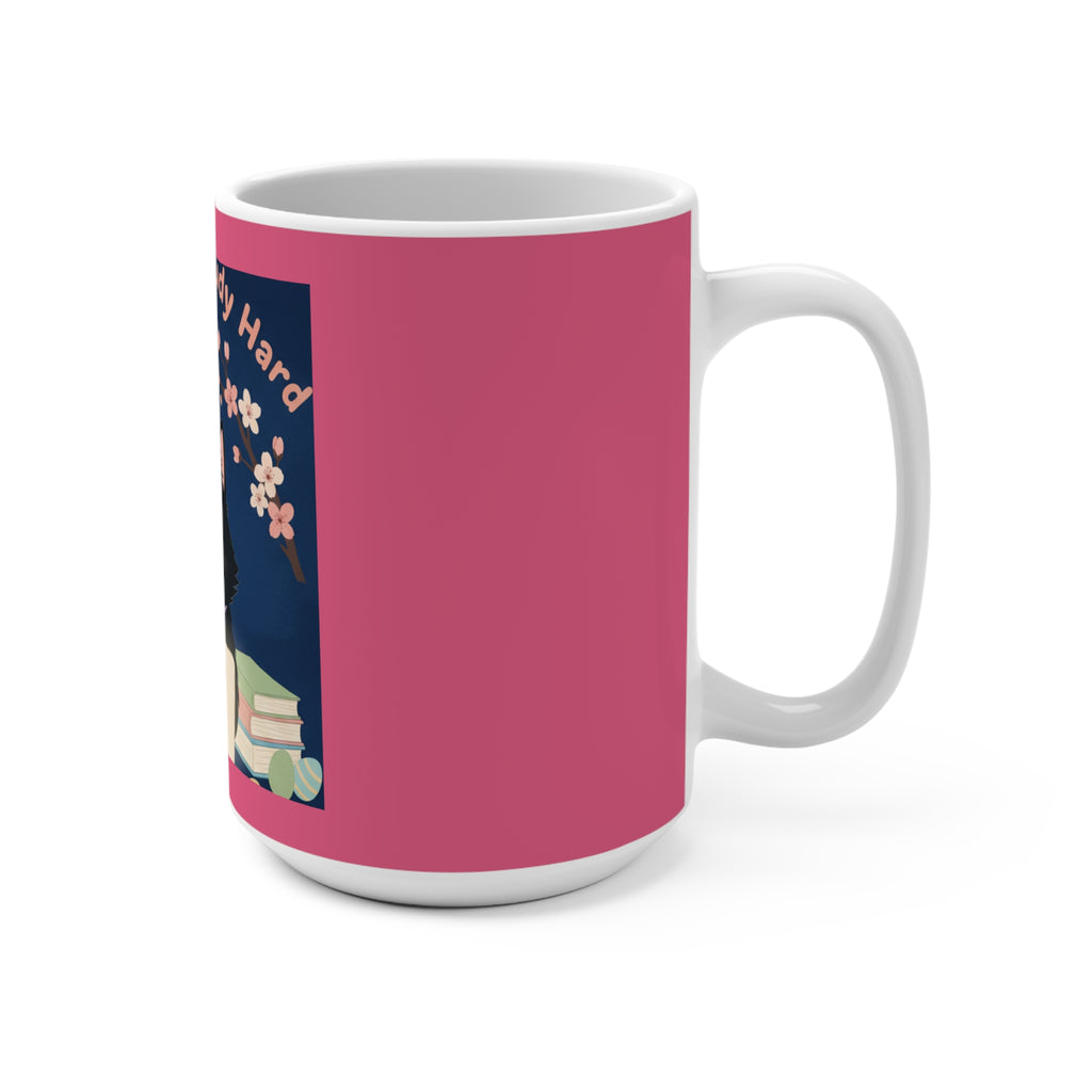 Black Cat Mug 15oz – Dream Big Study Hard