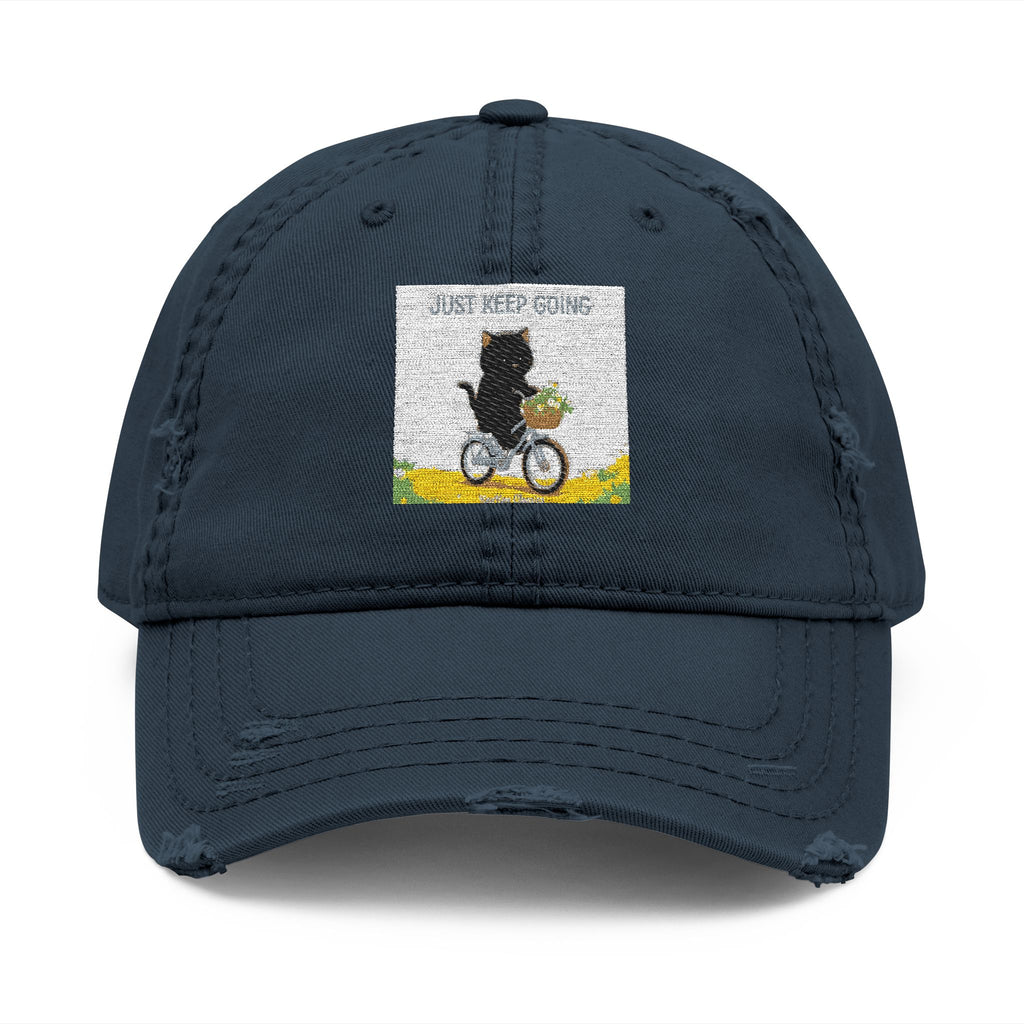 JUST KEEP GOING Dad Hat