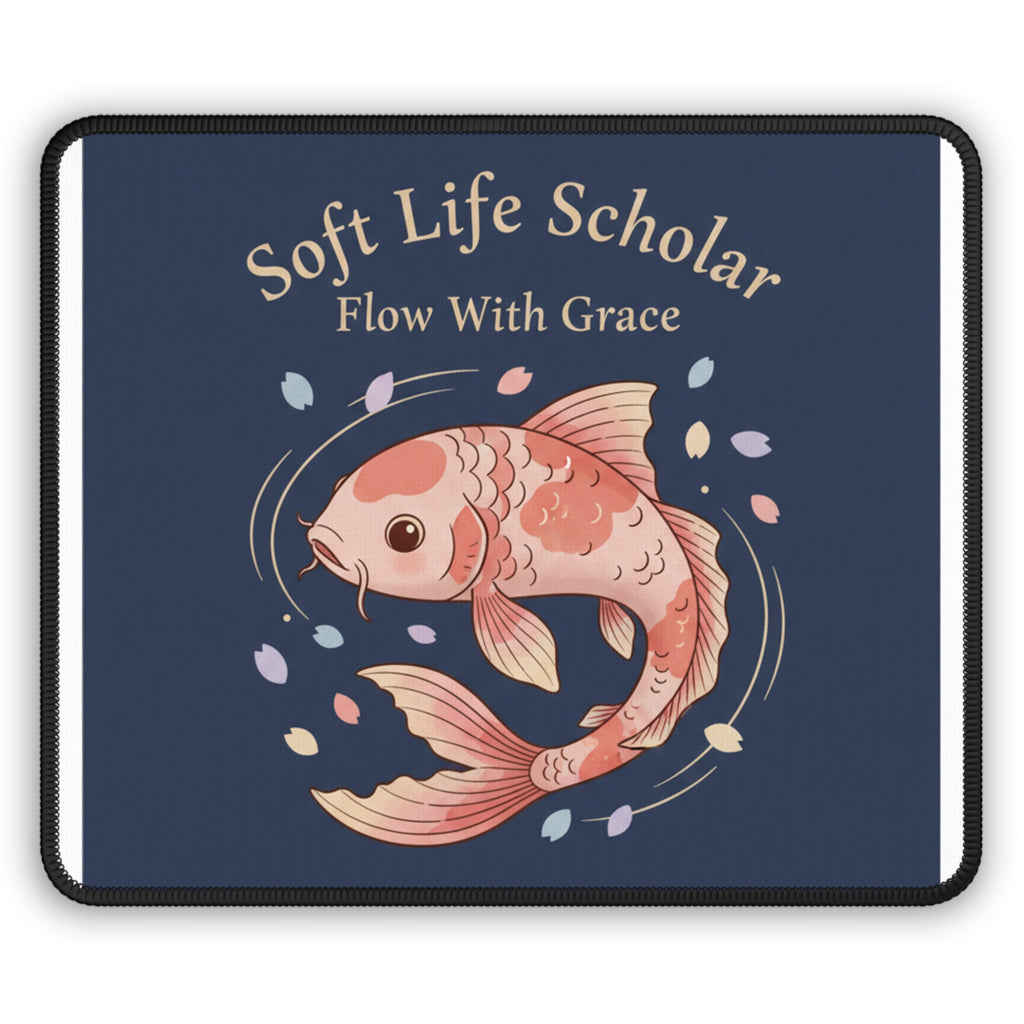 Koi Mouse Pad – Soft Life Scholar Flow With Grace