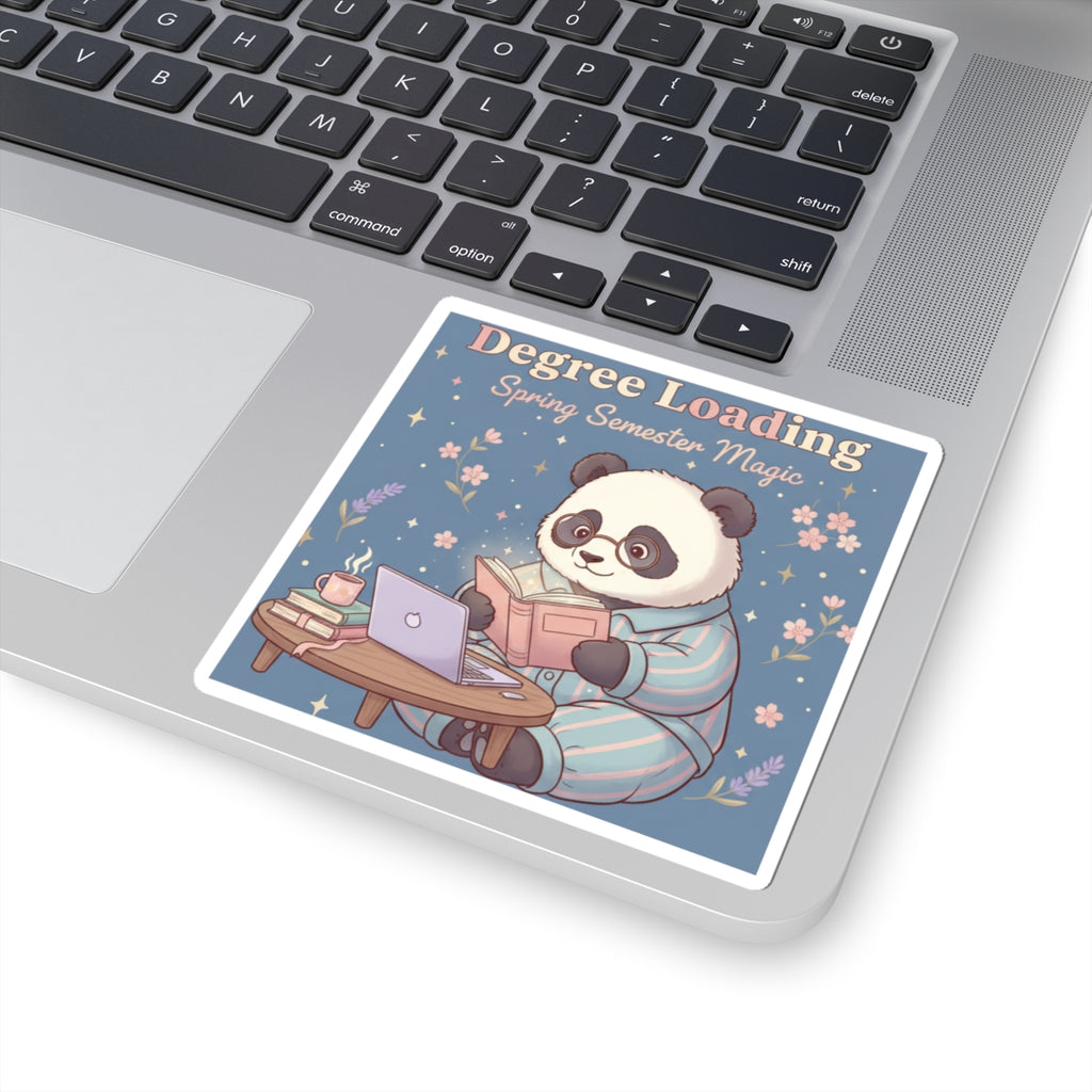 Panda Kiss-Cut Sticker – Degree Loading Spring Semester Magic