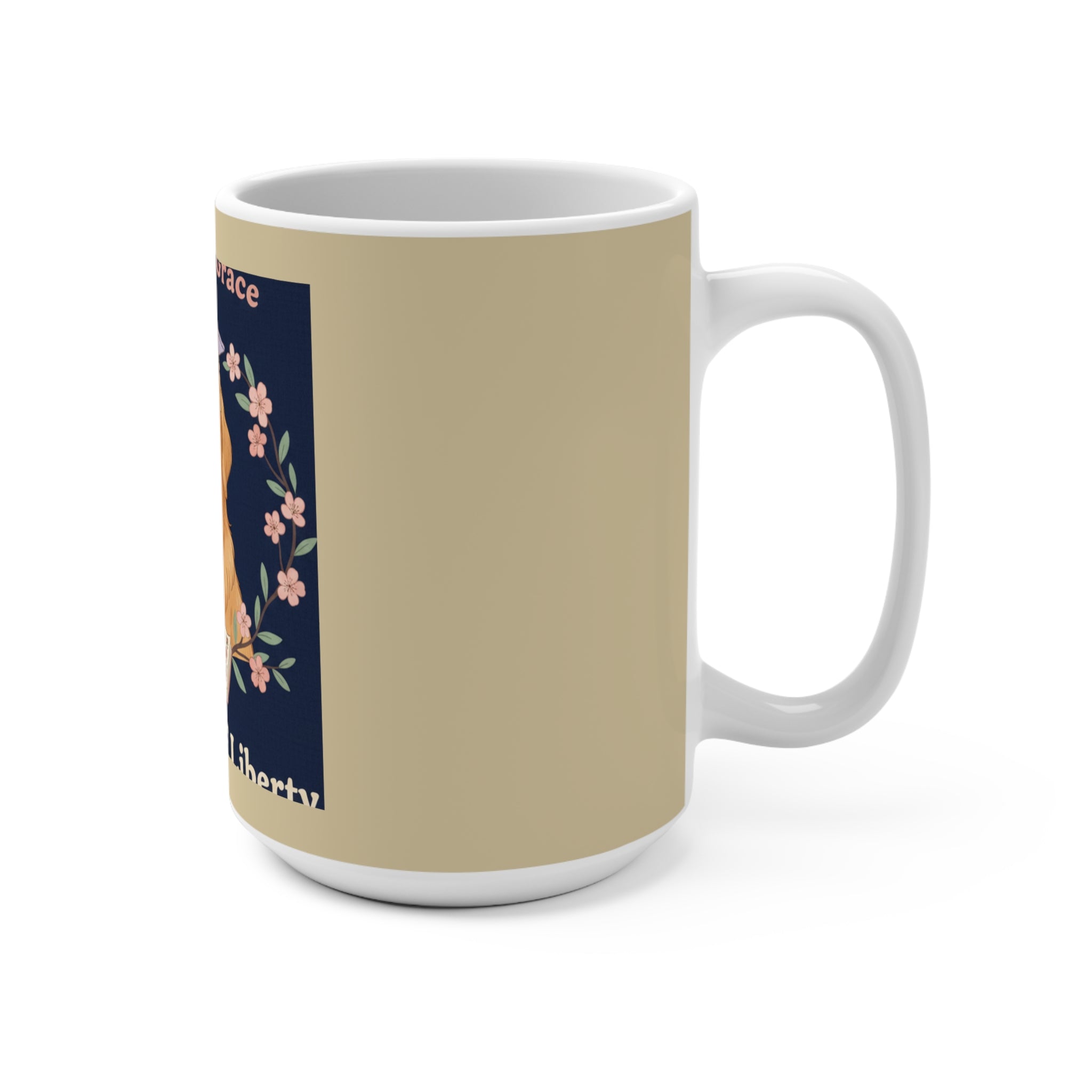 Golden Retriever Mug 15oz – Bloom With Grace