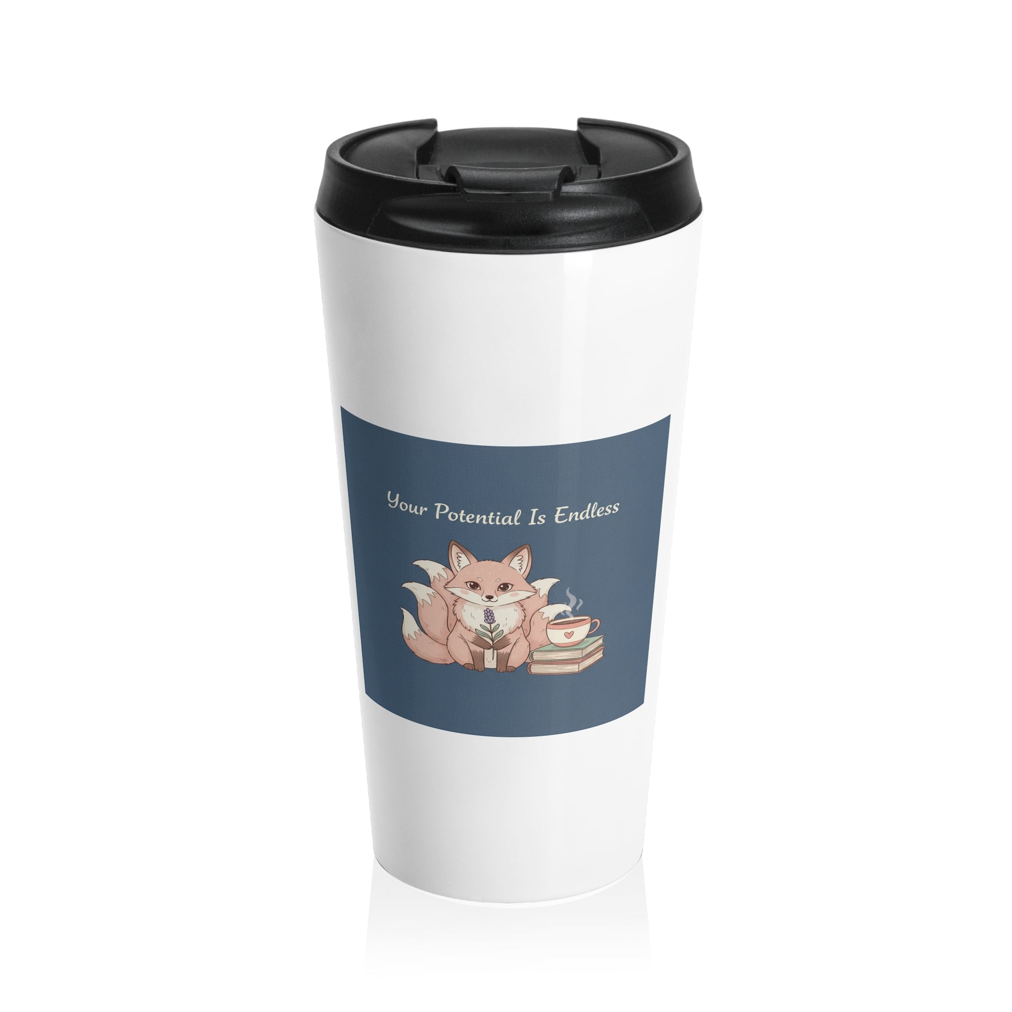 Kitsune Travel Mug – Your Potential is Endless